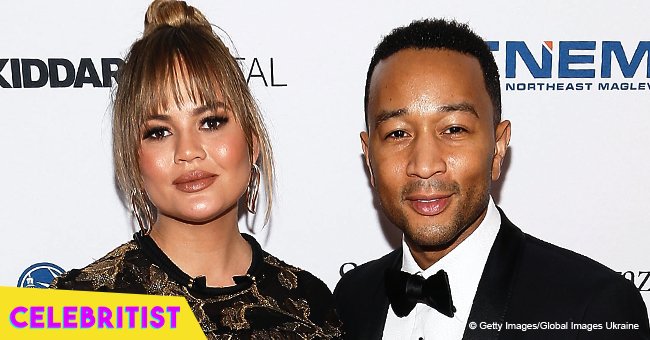 Chrissy Teigen stuns in mini black dress just 6 weeks after giving birth