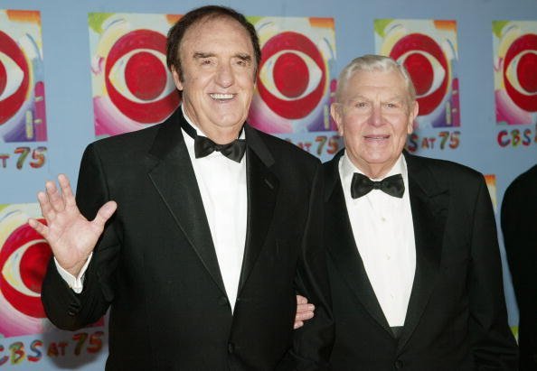 Jim Nabors and Andy Griffith at the Hammerstein Ballroom November 02, 2003 in New York City. | Photo: Getty Images