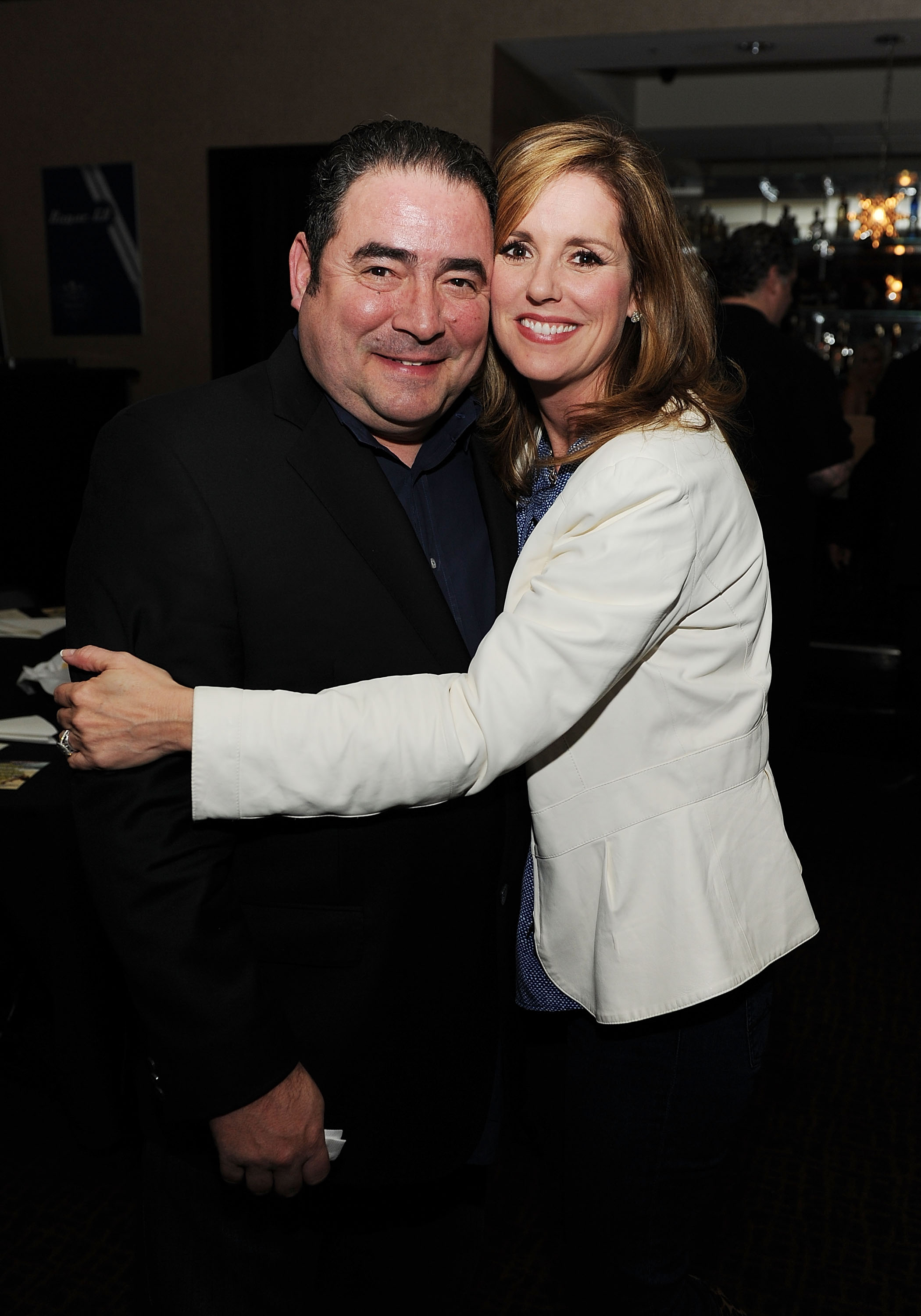 Emeril Lagasse and Alden Lovelace at the Beach Bar Rum launch on February 17, 2012, in Las Vegas, Nevada. | Source: Getty Images