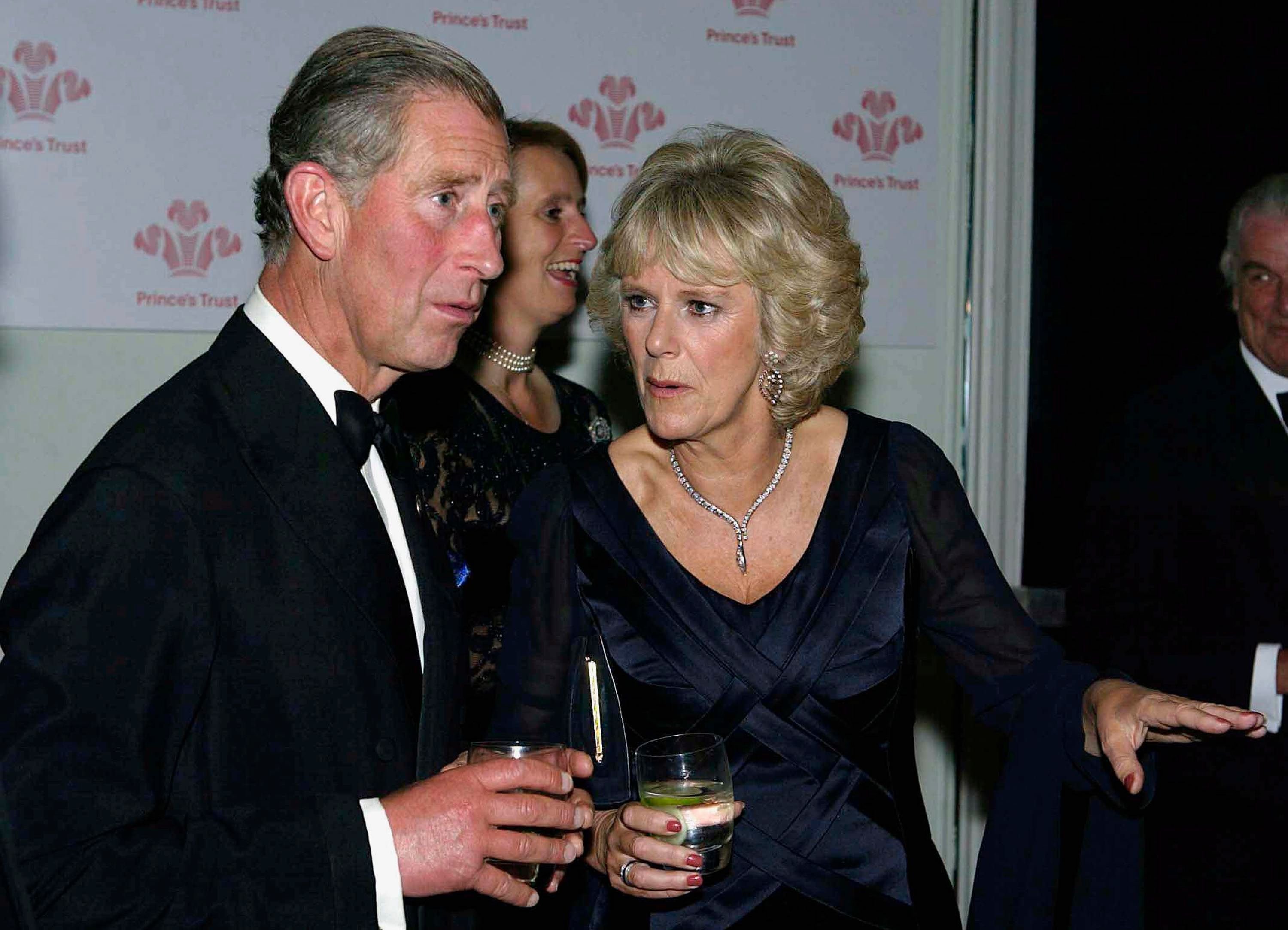 Prince Charles and Duchess Camilla at the after-party for the "Fashion Rocks" concert and fashion show on October 15, 2003, in London. | Source: Anwar Hussein/ROTA/Getty Images