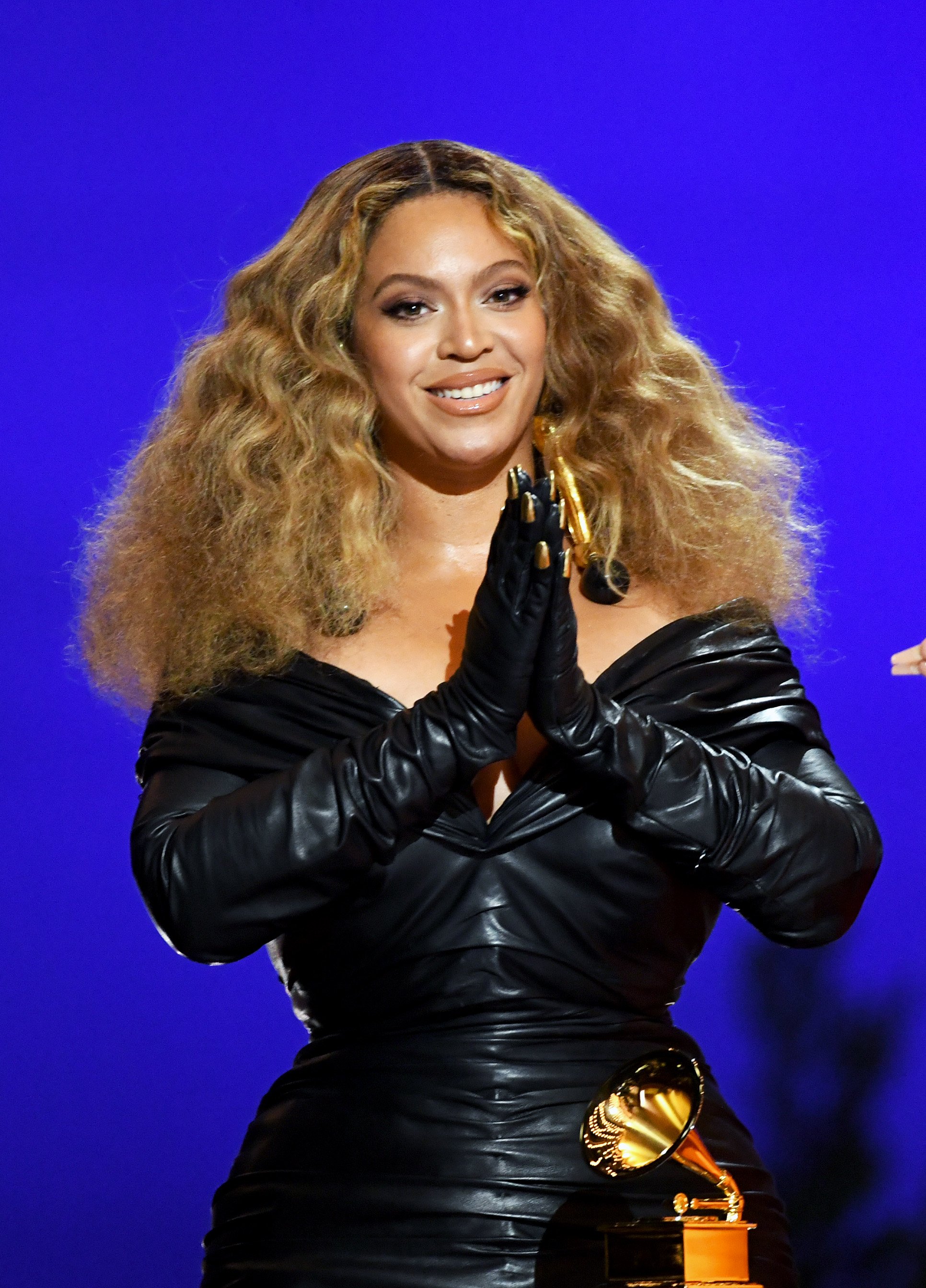Beyoncé accepts an award at the 63rd Annual Grammy Awards on March 14, 2021 in Los Angeles, California. | Source: Getty Images