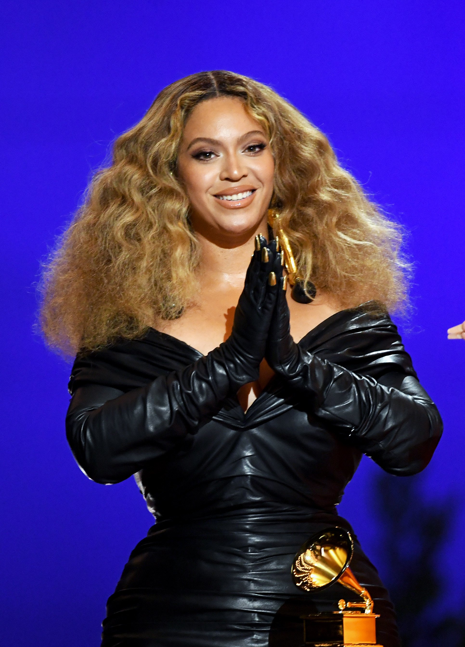 Beyoncé accepts an award at the 63rd Annual Grammy Awards on March 14, 2021. | Photo: Getty Images