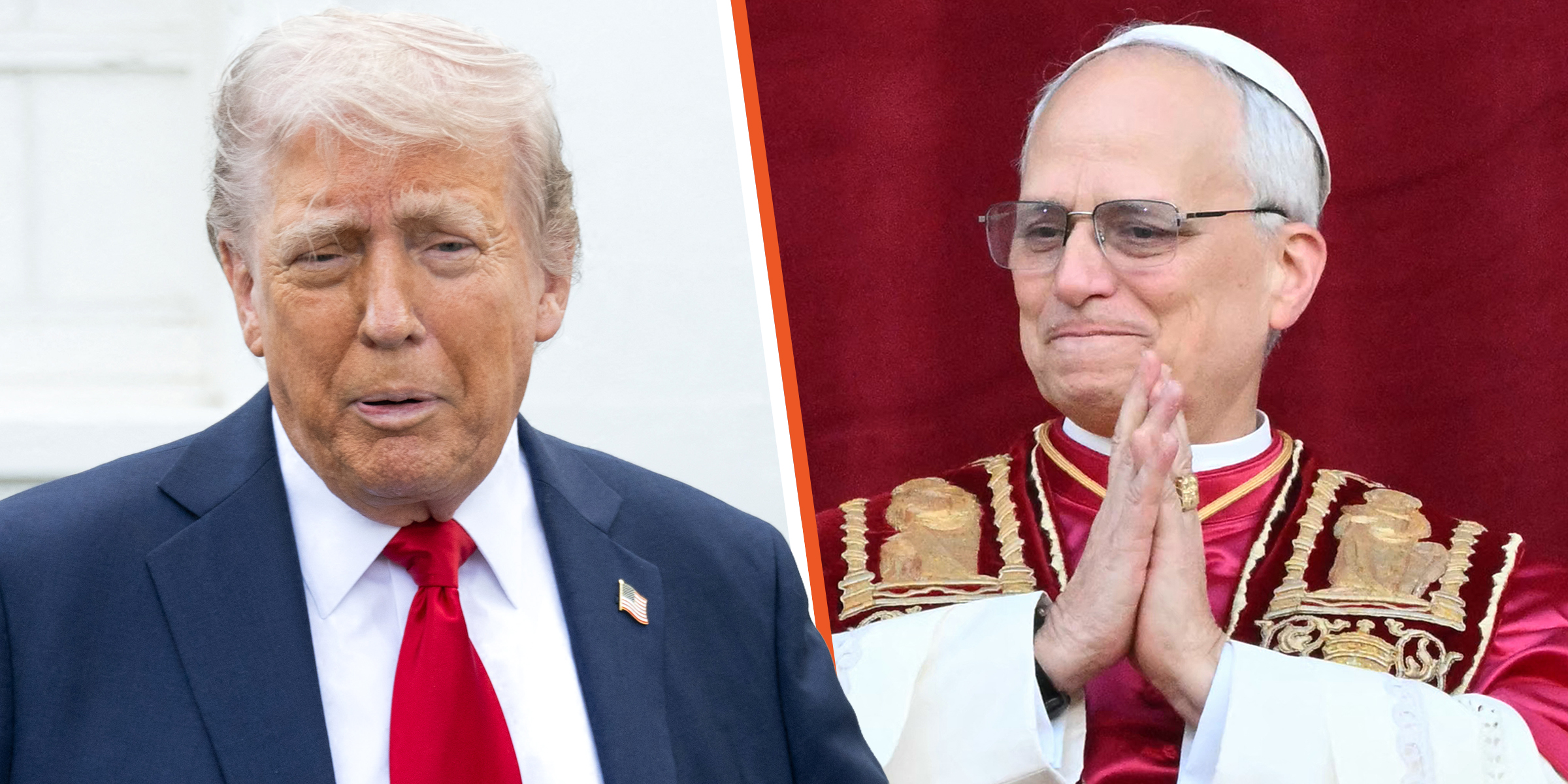 Donald Trump | Pope Leo XIV | Source: Getty Images