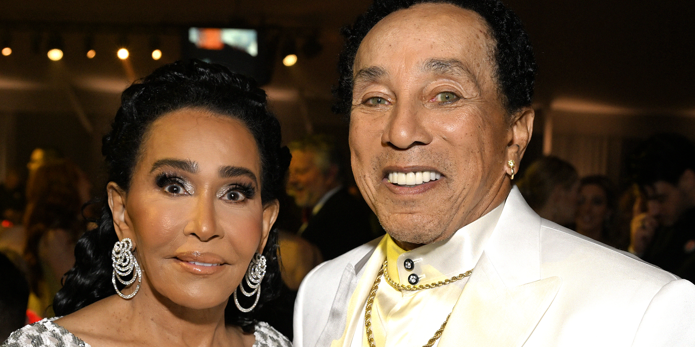 Frances Glandney and Smokey Robinson | Source: Getty Images