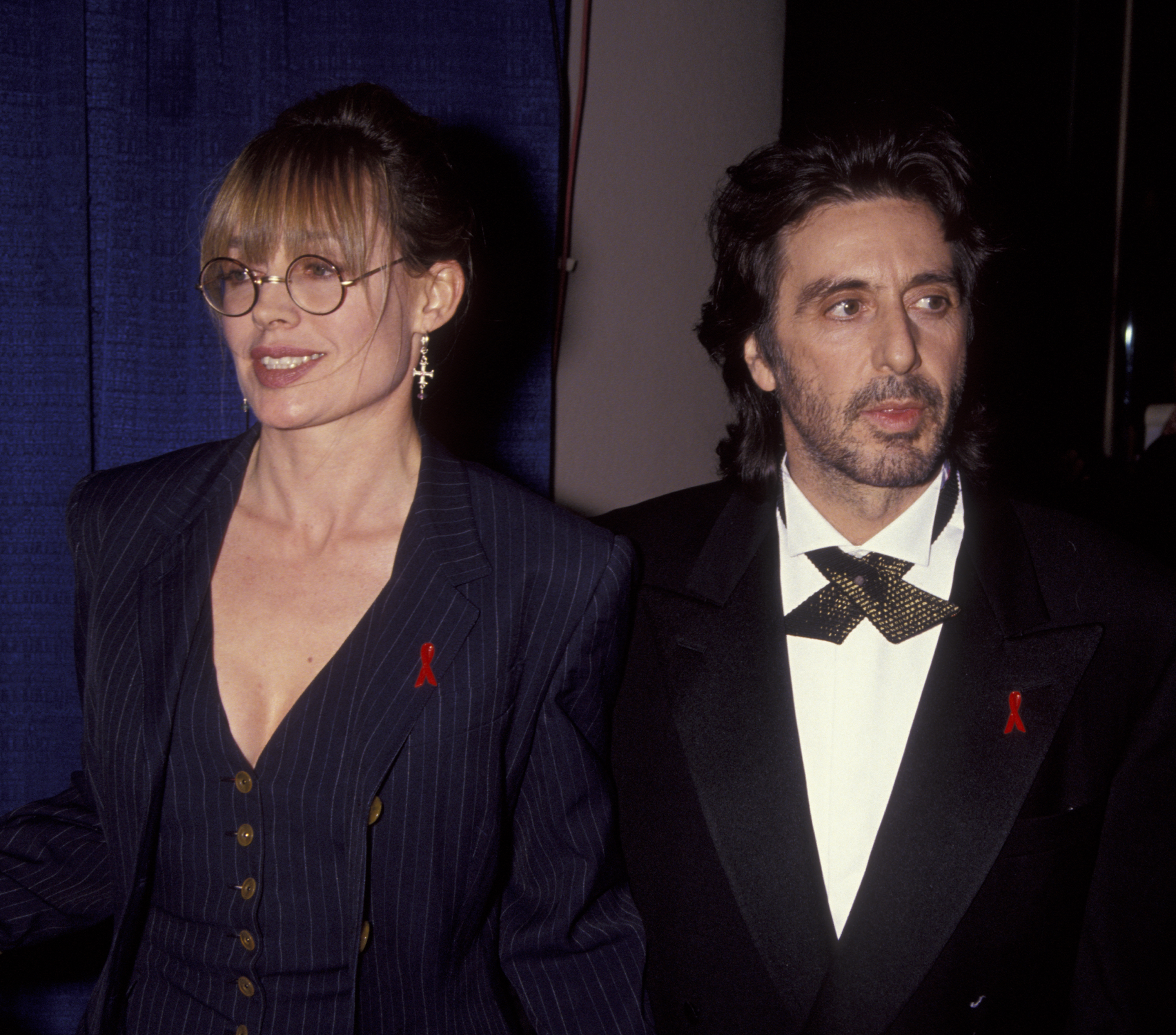 Lyndall Hobbs and actor Al Pacino attend the 50th Annual Golden Globe Awards, on January 23, 1993, at the Beverly Hilton Hotel in Beverly Hills, California. | Source: Getty Images