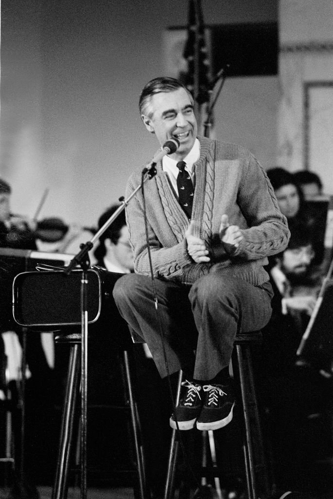 American television personality Fred Rogers (1928 - 2003), of the television show Mister Rogers' Neighborhood, at the Chicago Public Library  | Getty Images