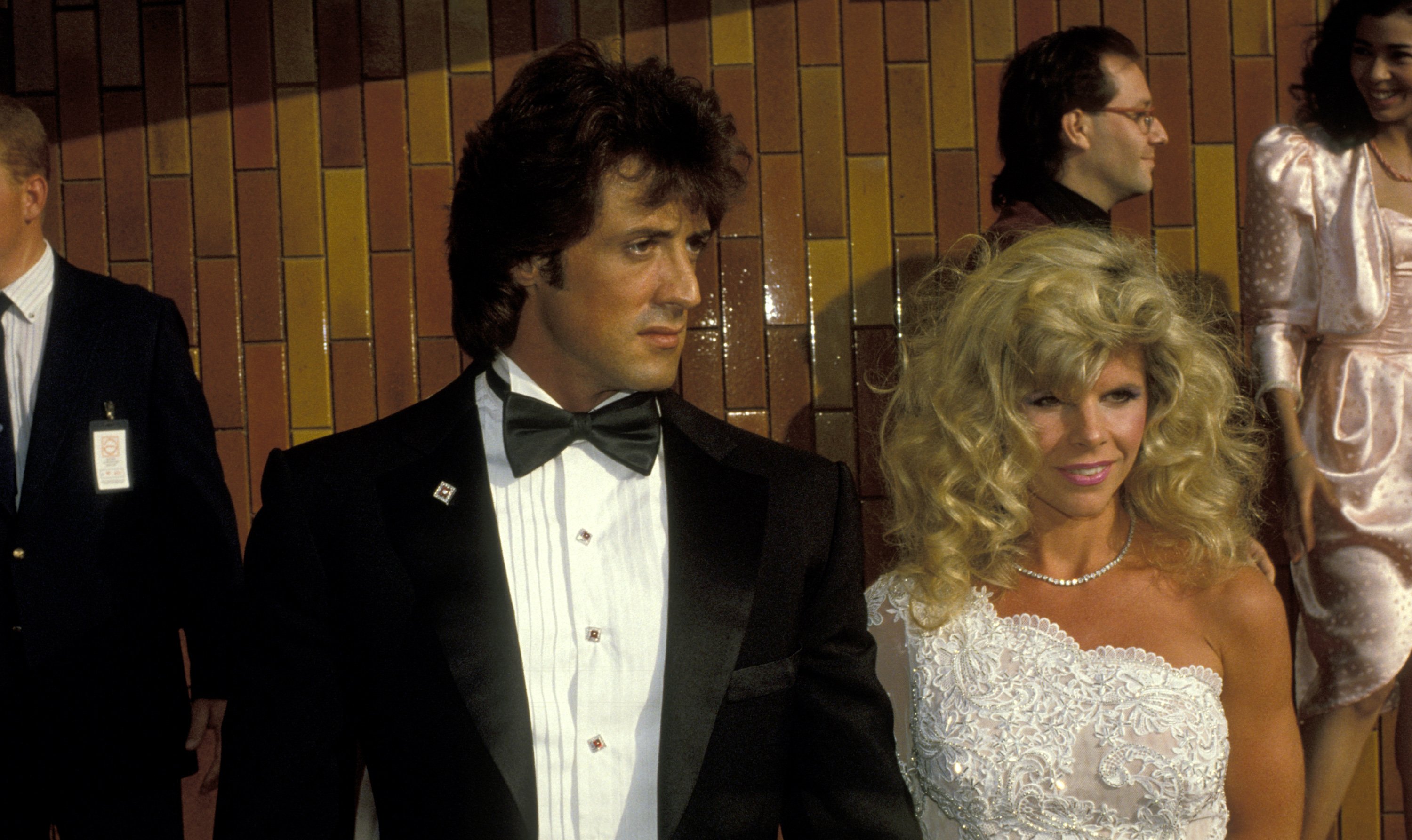 Sylvester Stallone and Sasha Czack Stallone during the "Rhinestone" Los Angeles premiere in New York City, New York, on June 20, 1984. | Source: Getty Images