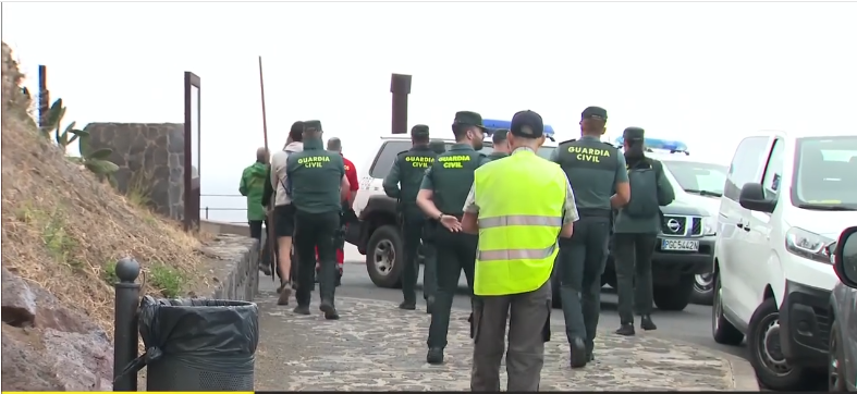 The Guardia Civil during operations to find Jay Slater | Source: Facebook/skynews