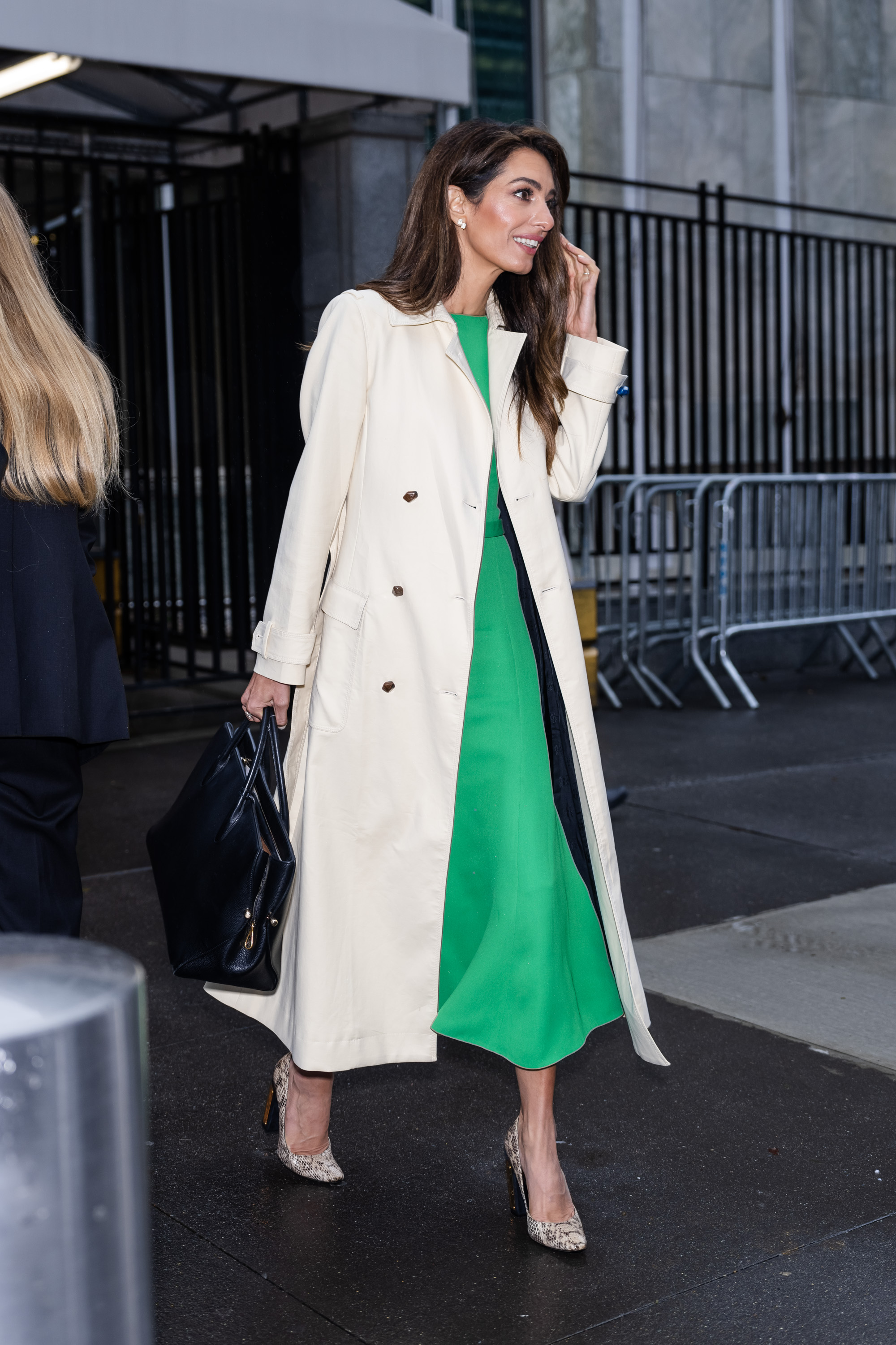 Amal Clooney is seen at the United Nations on September 26, 2023 | Source: Getty Images