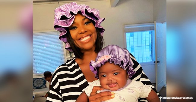 Gabrielle Union and baby daughter Kaavia James rock matching pink bonnets in heartwarming new pic