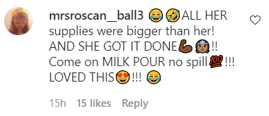 A fan's comment on Keshia Knight Pulliam's video of her daughter, Ella, making breakfast. | Photo: Instagram/Keshiaknightpulliam