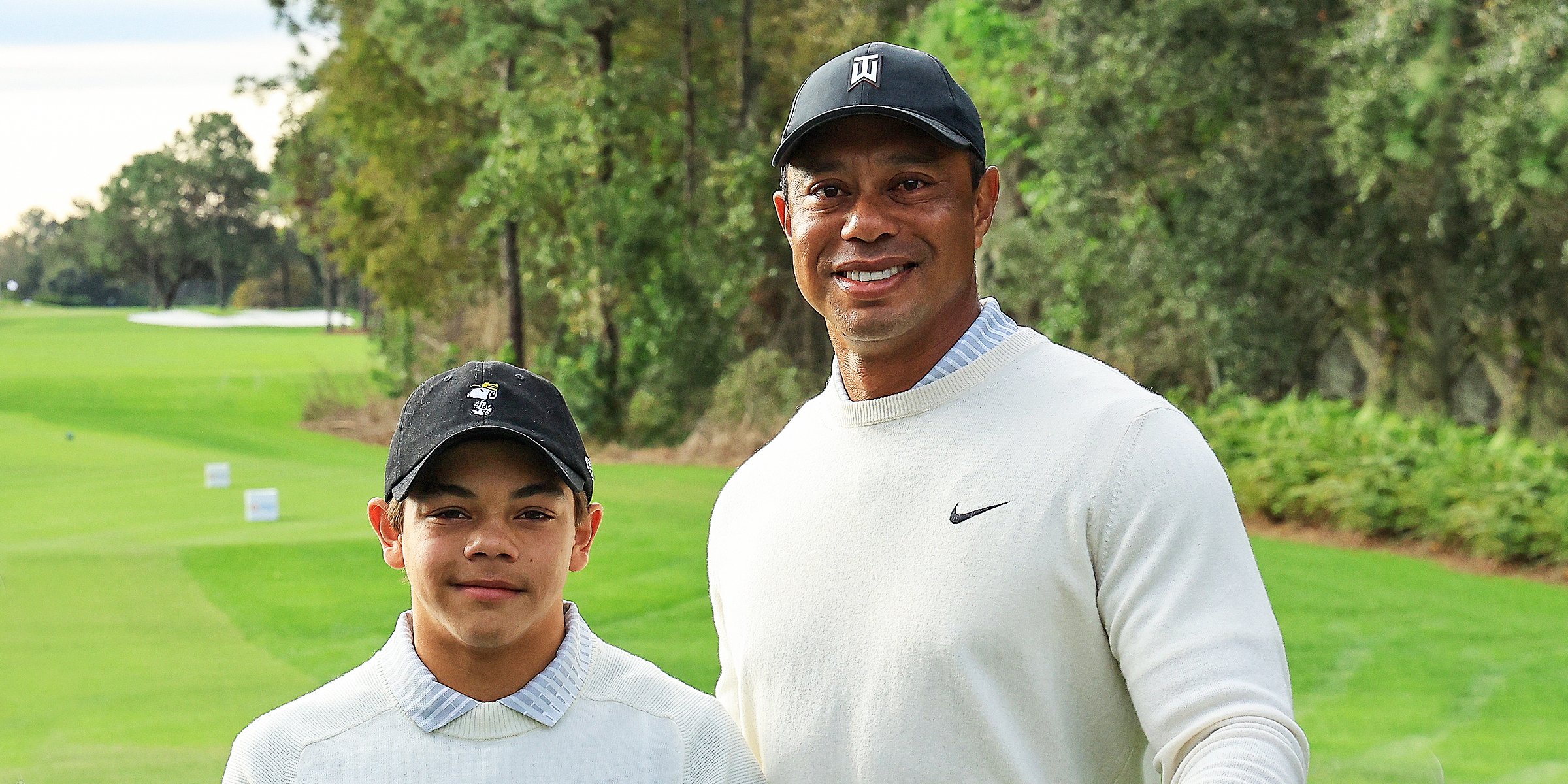 Tiger Woods and Charlie Woods | Source: Getty Images