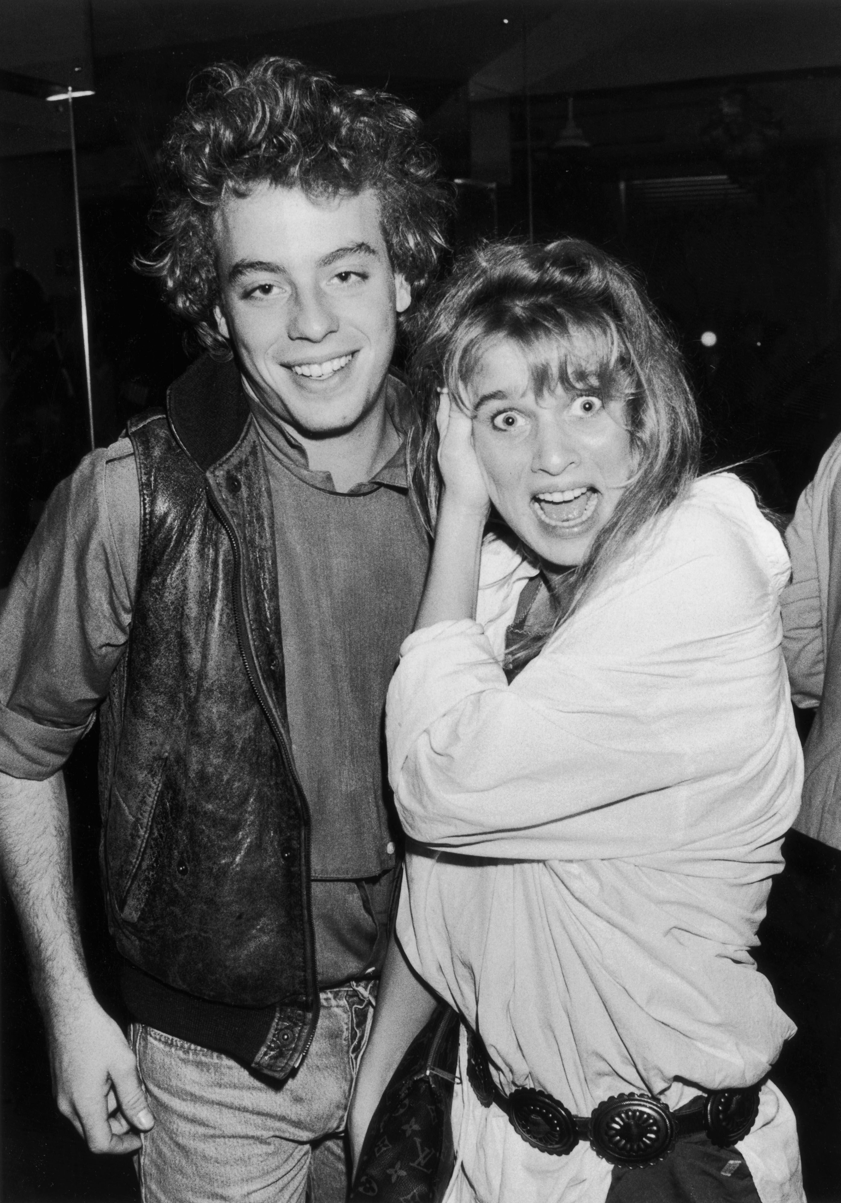 Leif Garrett and Nicollette Sheridan, circa 1980. | Source: Getty Images
