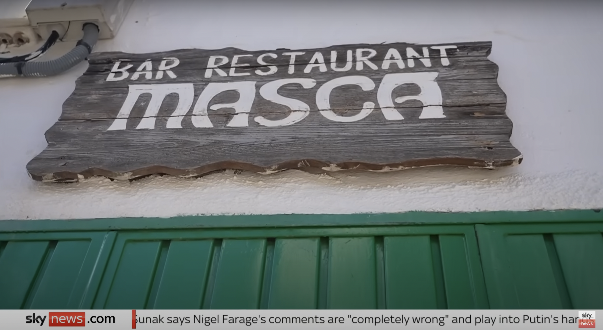 A screenshot of Bar Restaurant in Masca, an eatery near the area where Jay Slater was last seen, dated June 23, 2024 | Source: YouTube/SkyNews
