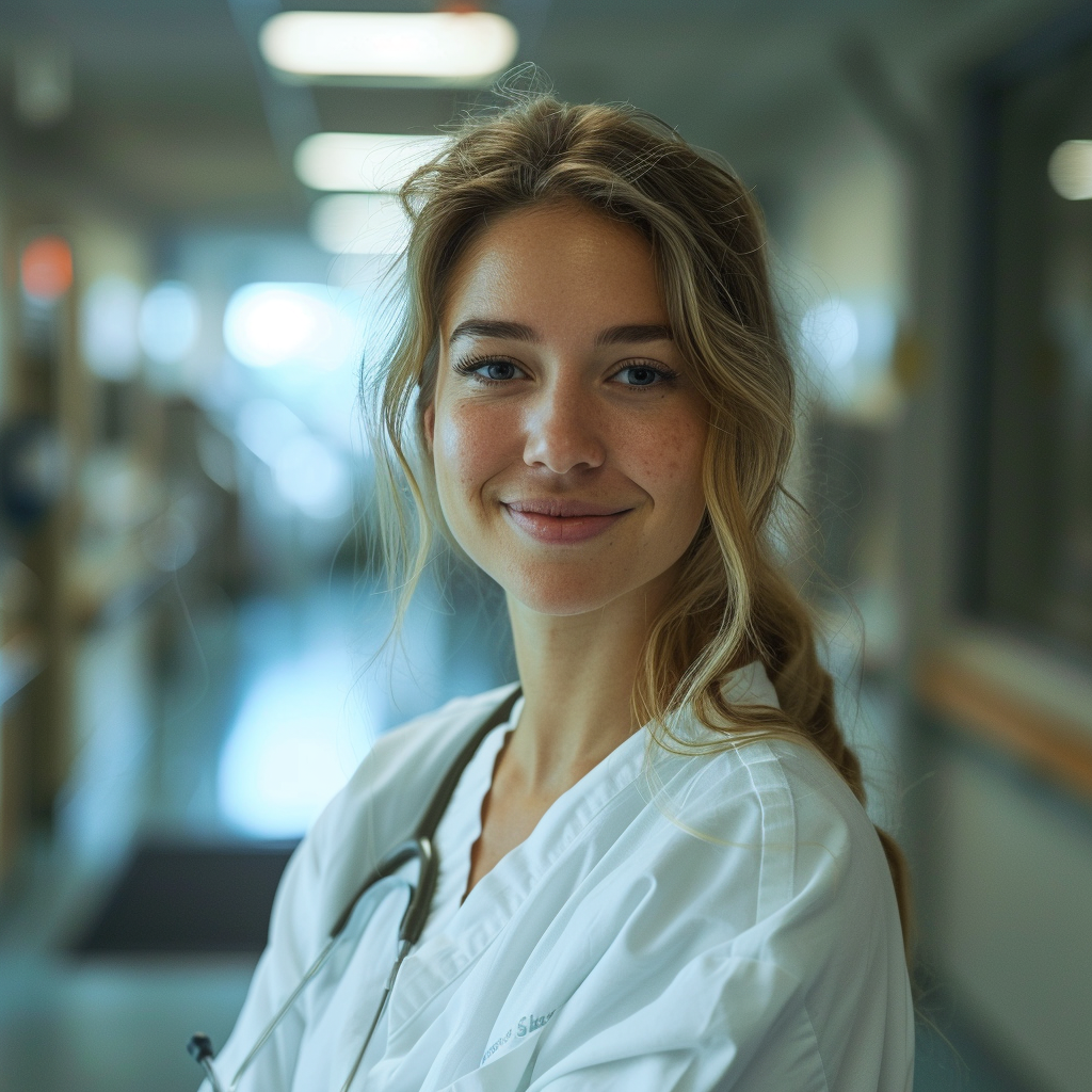 A nurse in a hospital | Source: Midjourney