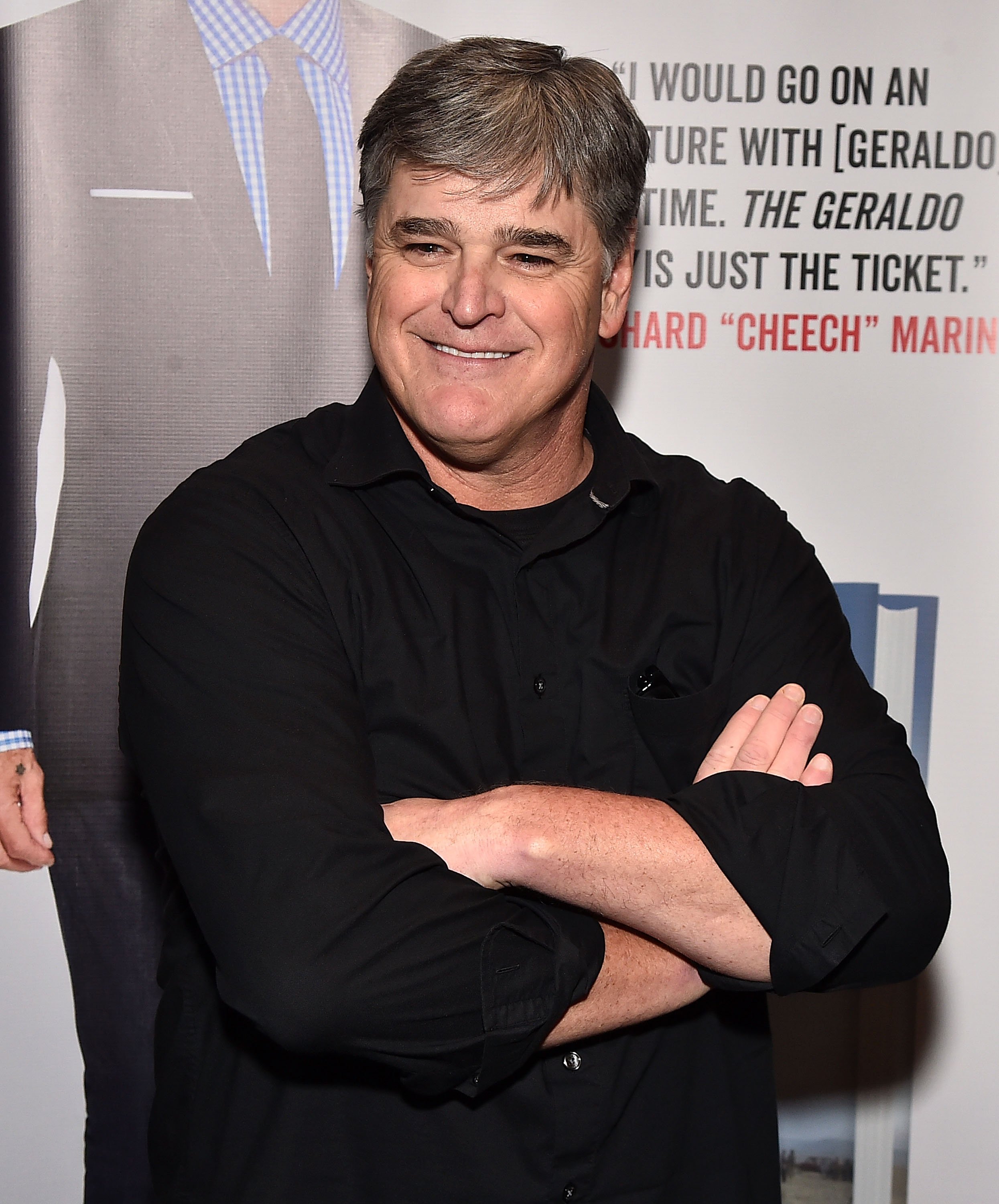 Sean Hannity at the launch of Geraldo Rivera's book "The Geraldo Show: A Memoir" on April 2, 2018 | Source: Getty Images
