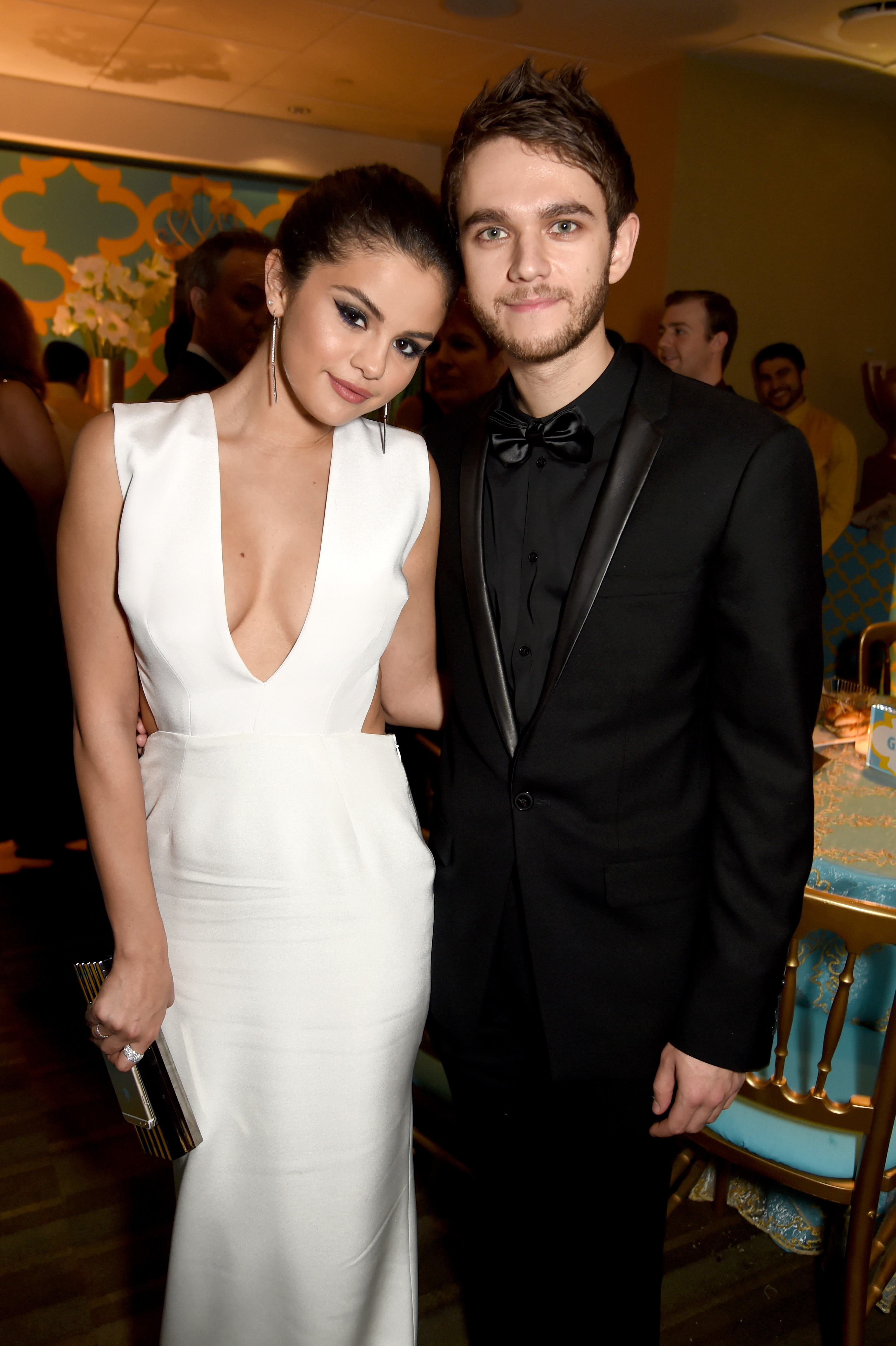 Selena Gomez and Zedd attend HBO's Official Golden Globe Awards After Party at The Beverly Hilton Hotel on January 11, 2015, in Beverly Hills, California. | Source: Getty Images