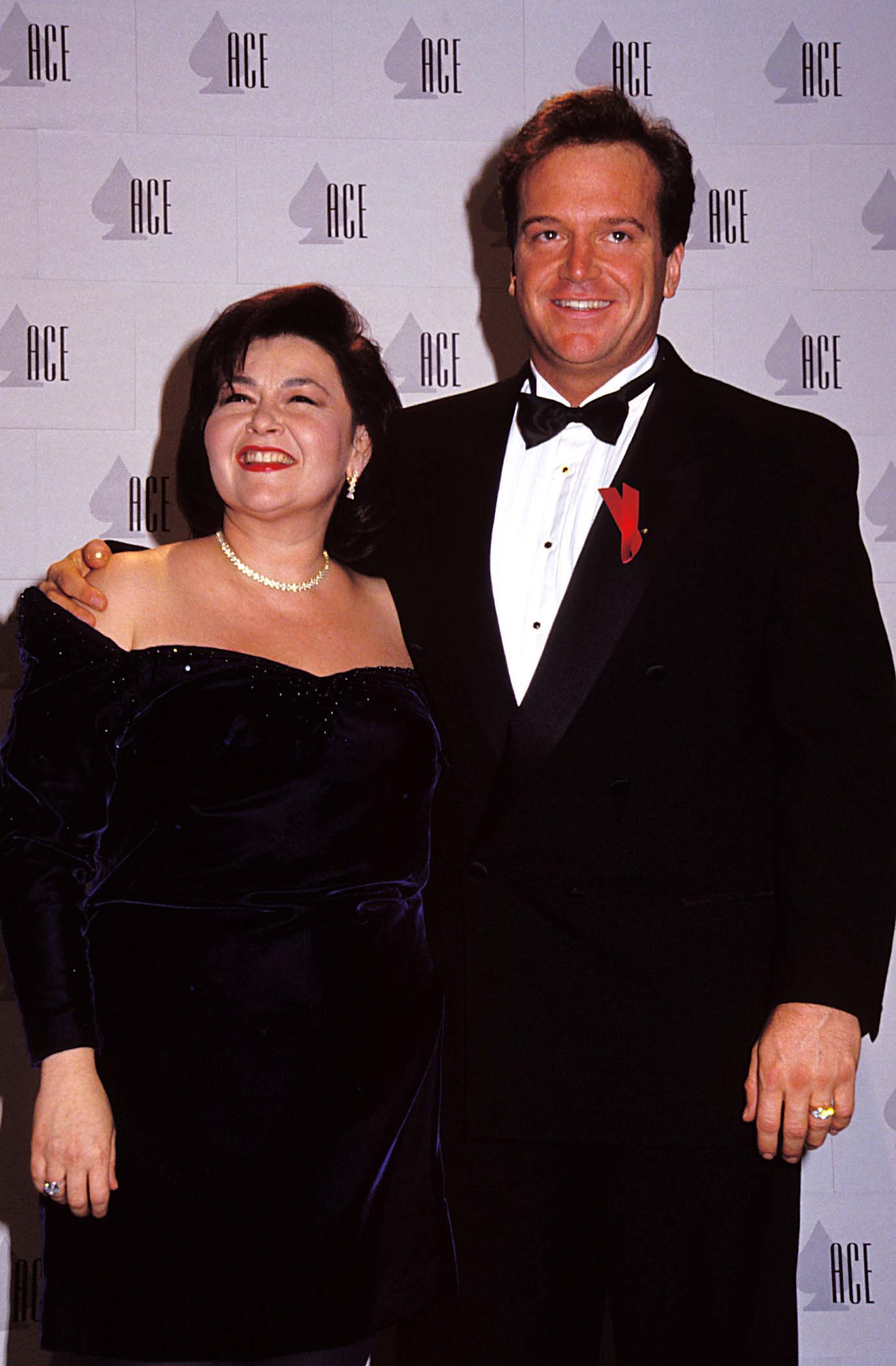 Roseanne Barr & Tom Arnold during 1992 Cable ACE Awards in Los Angeles, California, United States on January 9, 1992 | Source: Getty Images
