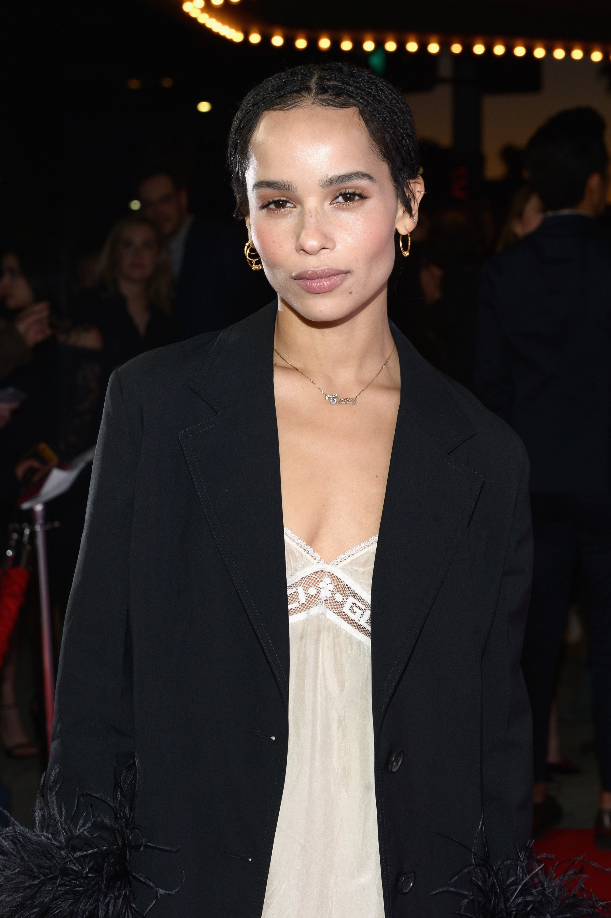 Zoe Kravitz attends the Los Angeles premiere of Neon's "Gemini." | Source: Getty Images