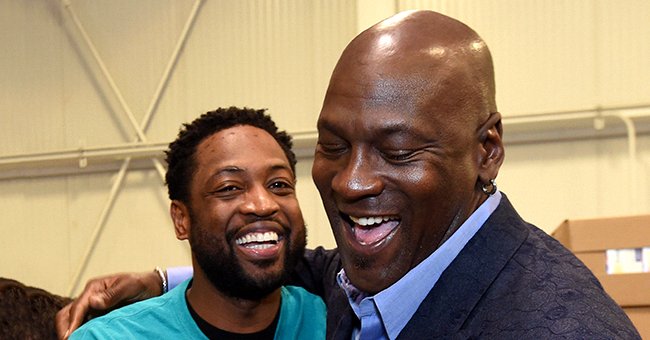 Dwyane Wade and Michael Jordan at the 2019 NBA Cares All-Star Day of Service on February 15, 2019 | Photo: Getty Images