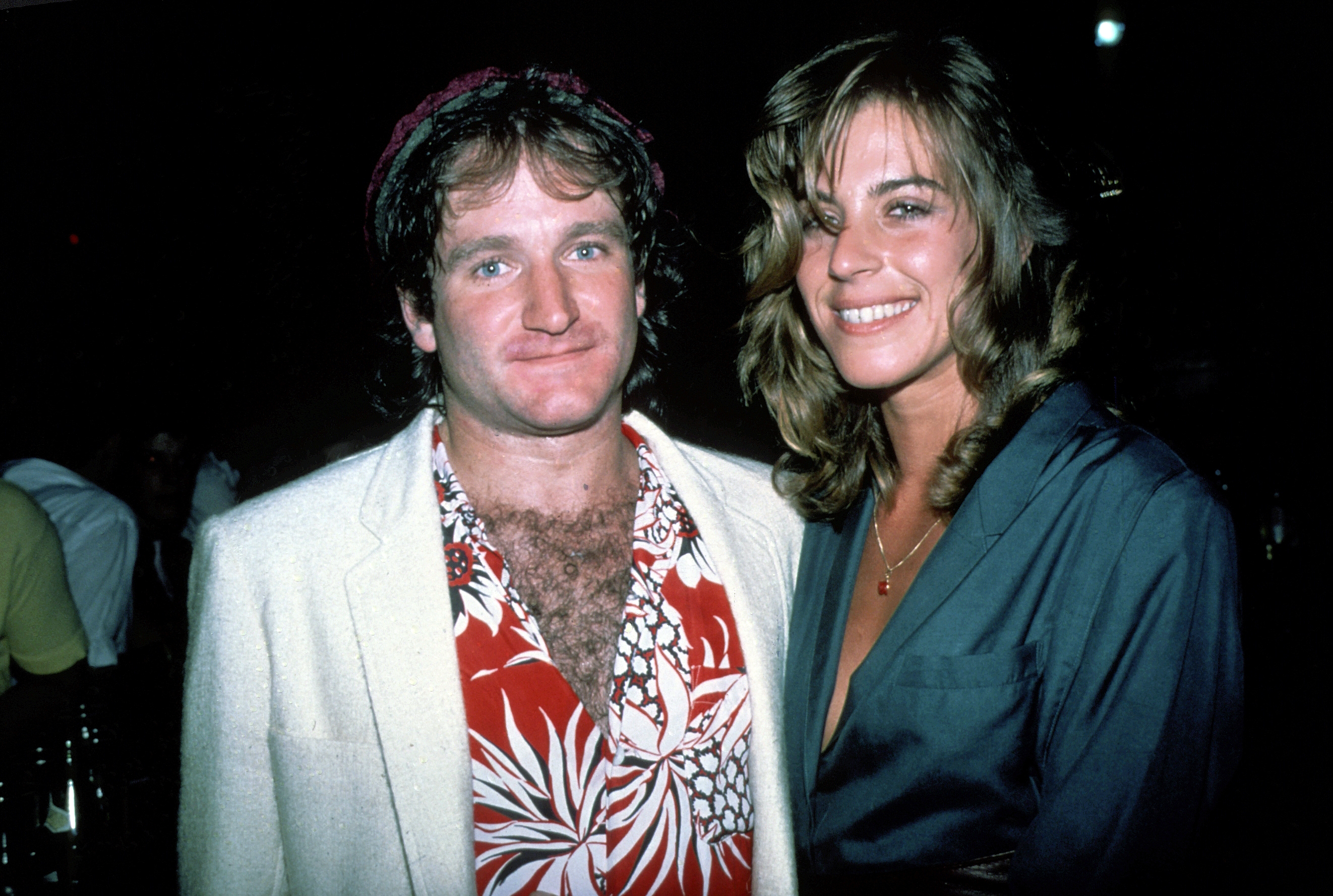 Robin Williams y su esposa Valerie Velardi alrededor de 1979 en Nueva York. | Foto: Getty Images