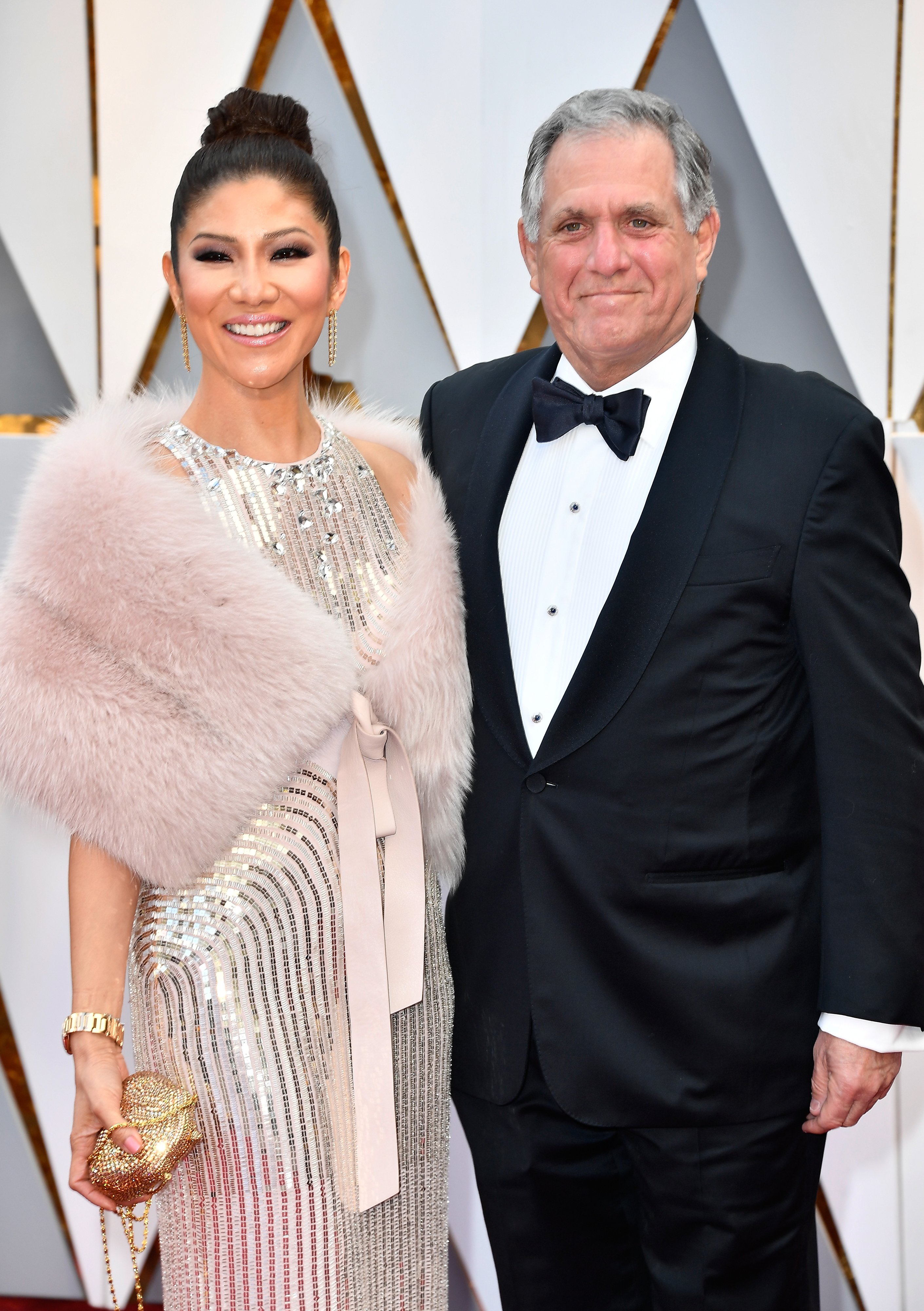 Julie Chen and Leslie Moonves attend the 89th Annual Academy Awards on February 26, 2017, in Hollywood, California | Source: Getty Images
