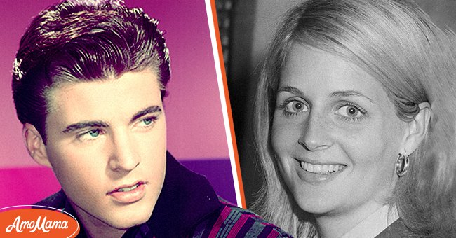 Pop singer Rick Nelson poses for a portrait, circa 1957[left]. A close-up photo of Kris Harmon, circa 1970;[right] | Photo: Getty Images