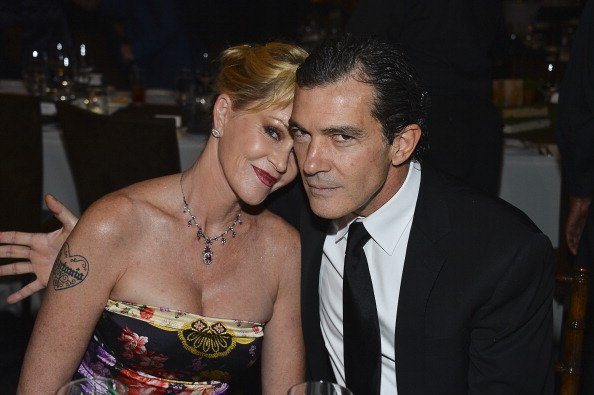 Melanie Griffith and Antonio Banderas at the Children's Hospital Los Angeles Gala: Noche de Ninos at L.A. Live Event Deck, 2012, Los Angeles, California. | Photo: Getty Images