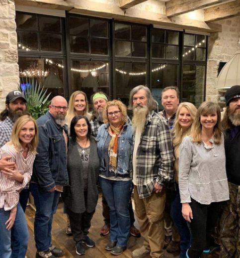Katy and Phil Robertson pictured with family, dated May 2025 | Source: instagram/officialphilrobertson