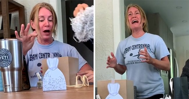 A soon-to-be grandmother has an emotional reaction when her daughter reveals her pregnancy and many people think she is upset | Photo: TikTok/breckenboeve