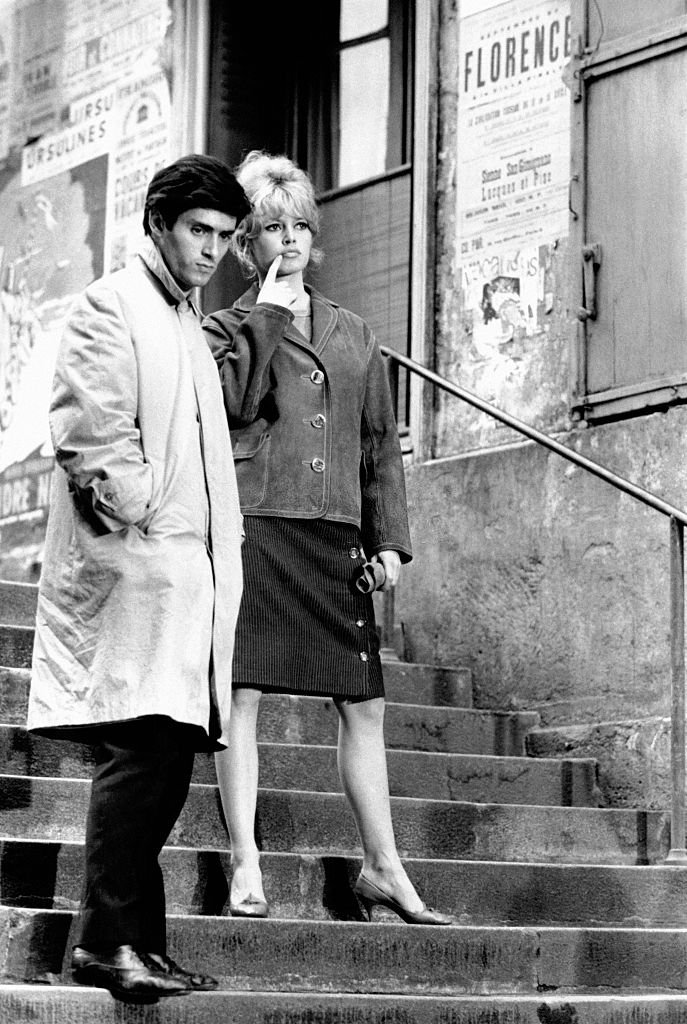 Brigitte Bardot et Samy Frey lors du tournage du film "La vérité" de Henri-Georges Clouzot en 1960, France. | Photo : Getty Images