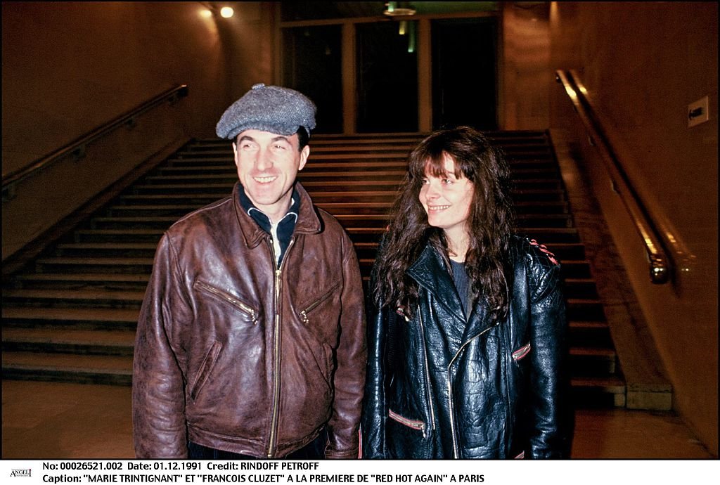 Marie Trintignant et "François Cluzet" à la première de "Red Hot Again" à Paris | photo : Getty Images