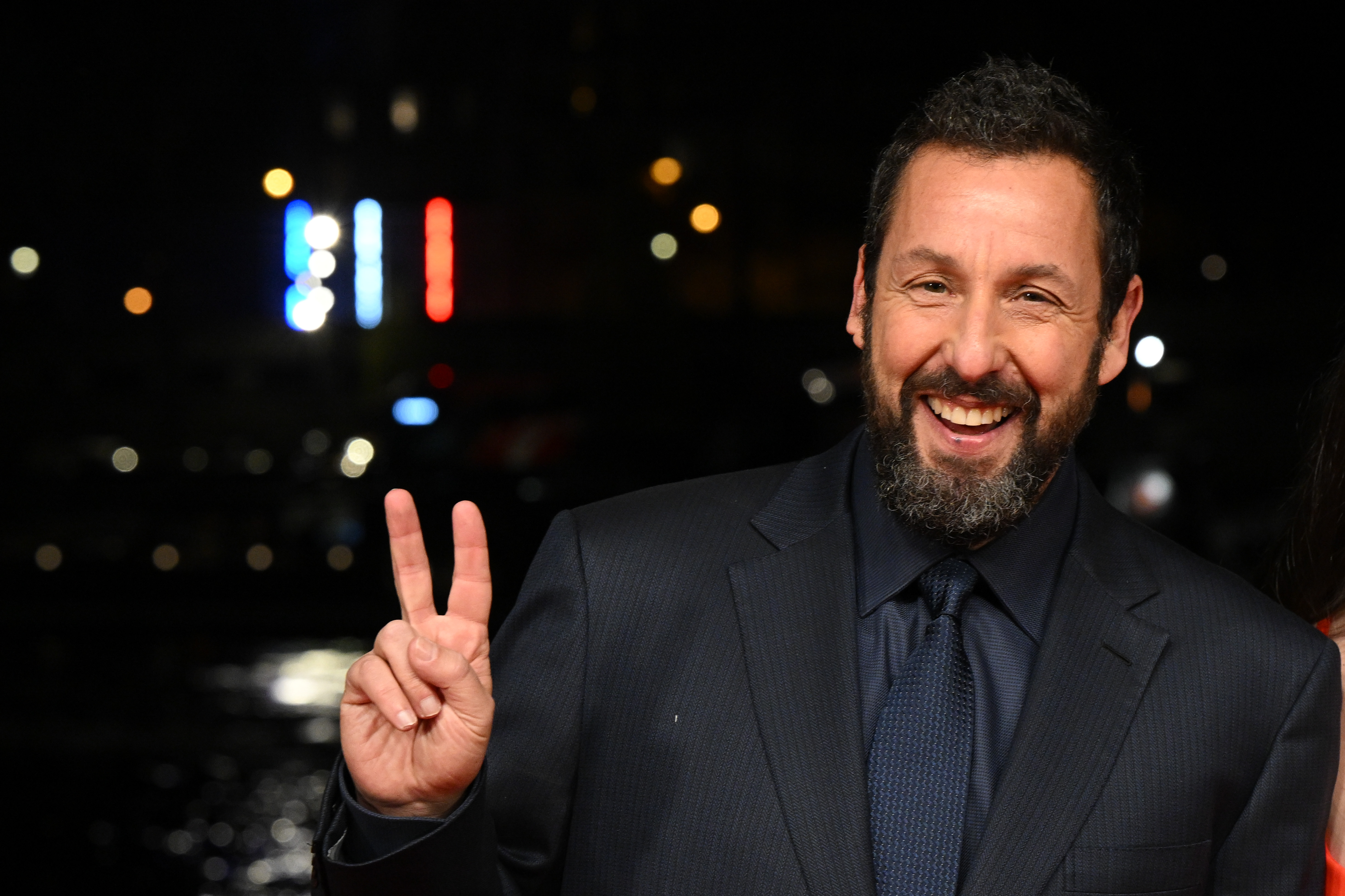 Adam Sandler in Paris, France on March 16, 2023 | Source: Getty Images