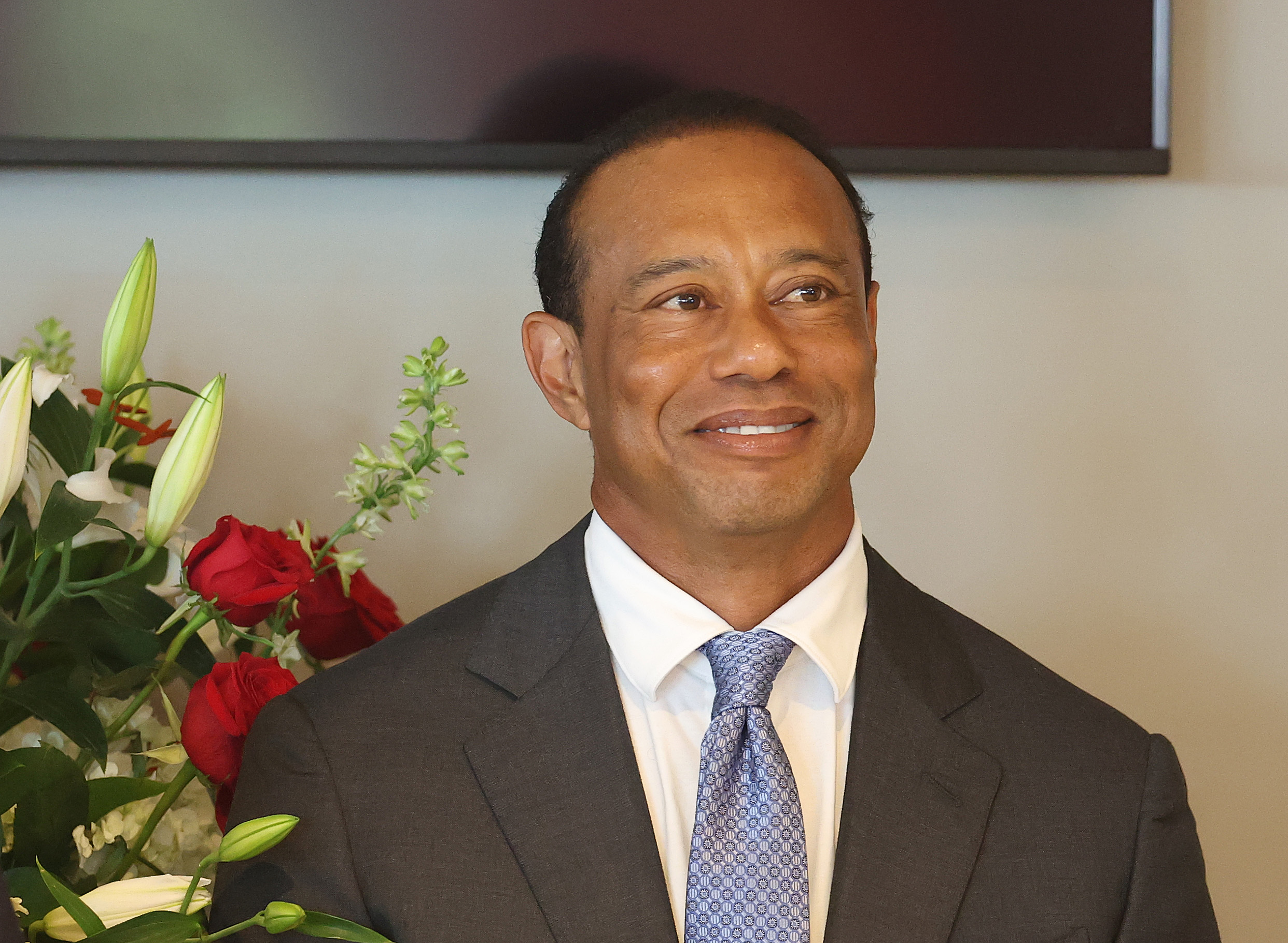 Tiger Woods made his first public appearance since his arrest in March after completing a rehabilitation program. As seen in this photo, he attended a PGA Tour Press Conference prior to the Travelers Championship at TPC River Highlands on June 23, 2026, in Cromwell, Connecticut. | Source: Getty Images