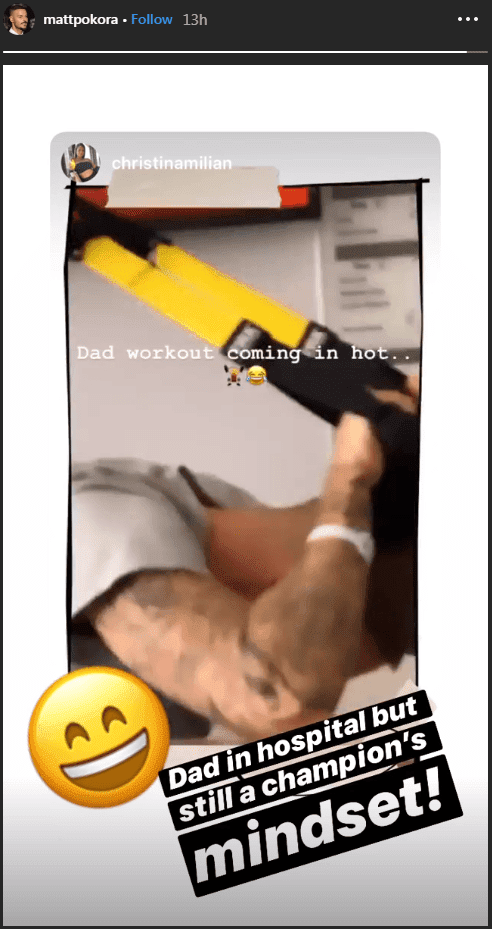 Video de M.Pokora entrain de faire une étirement. | Photo : Story Instagram / M. Pokora Video de M.Pokora entrain de faire une étirement. | Photo : Story Instagram / M. Pokora