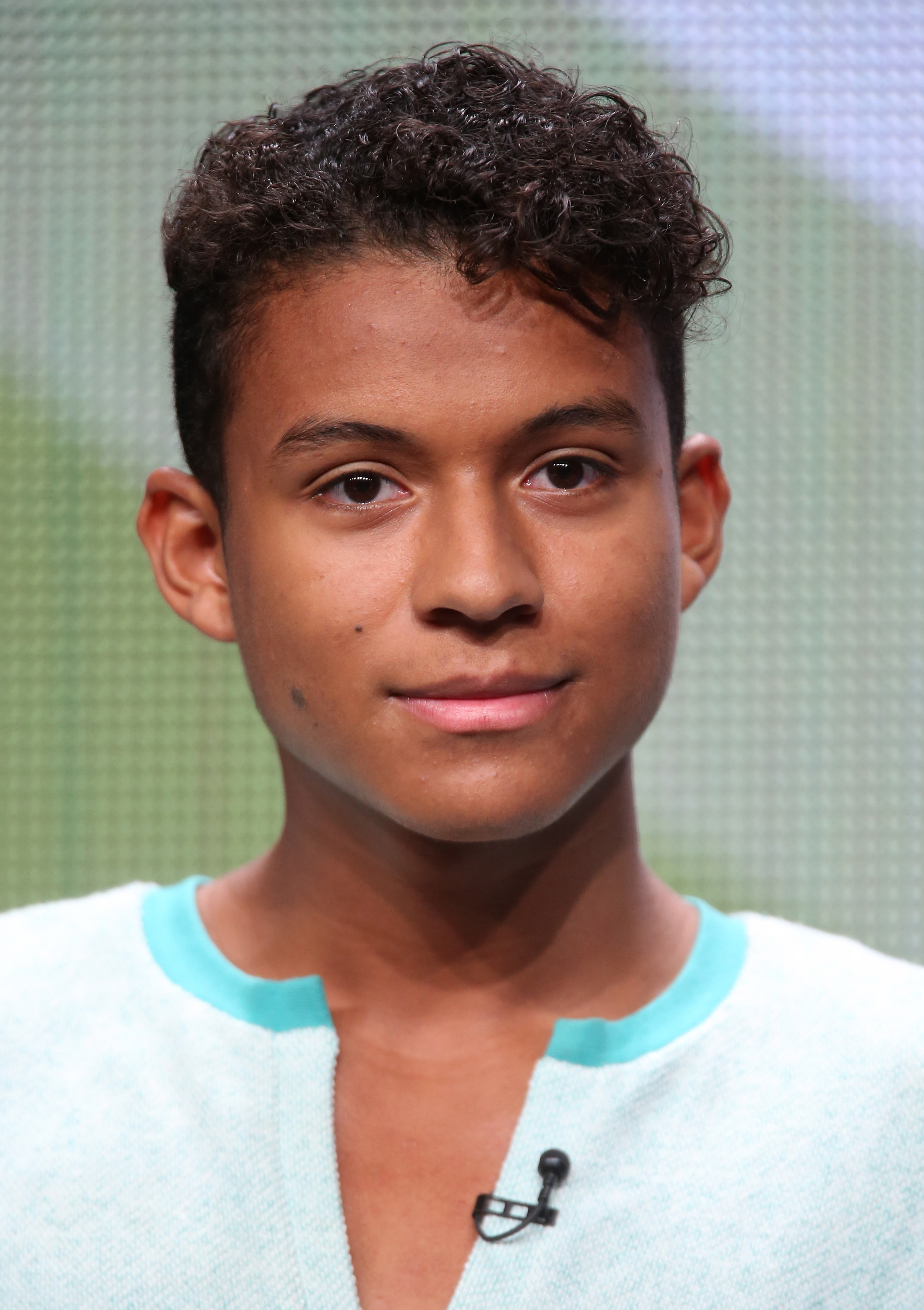 Jaafar Jackson as one of the panelists at "Living with the Jacksons" in California in 2014 | Source: Getty Images