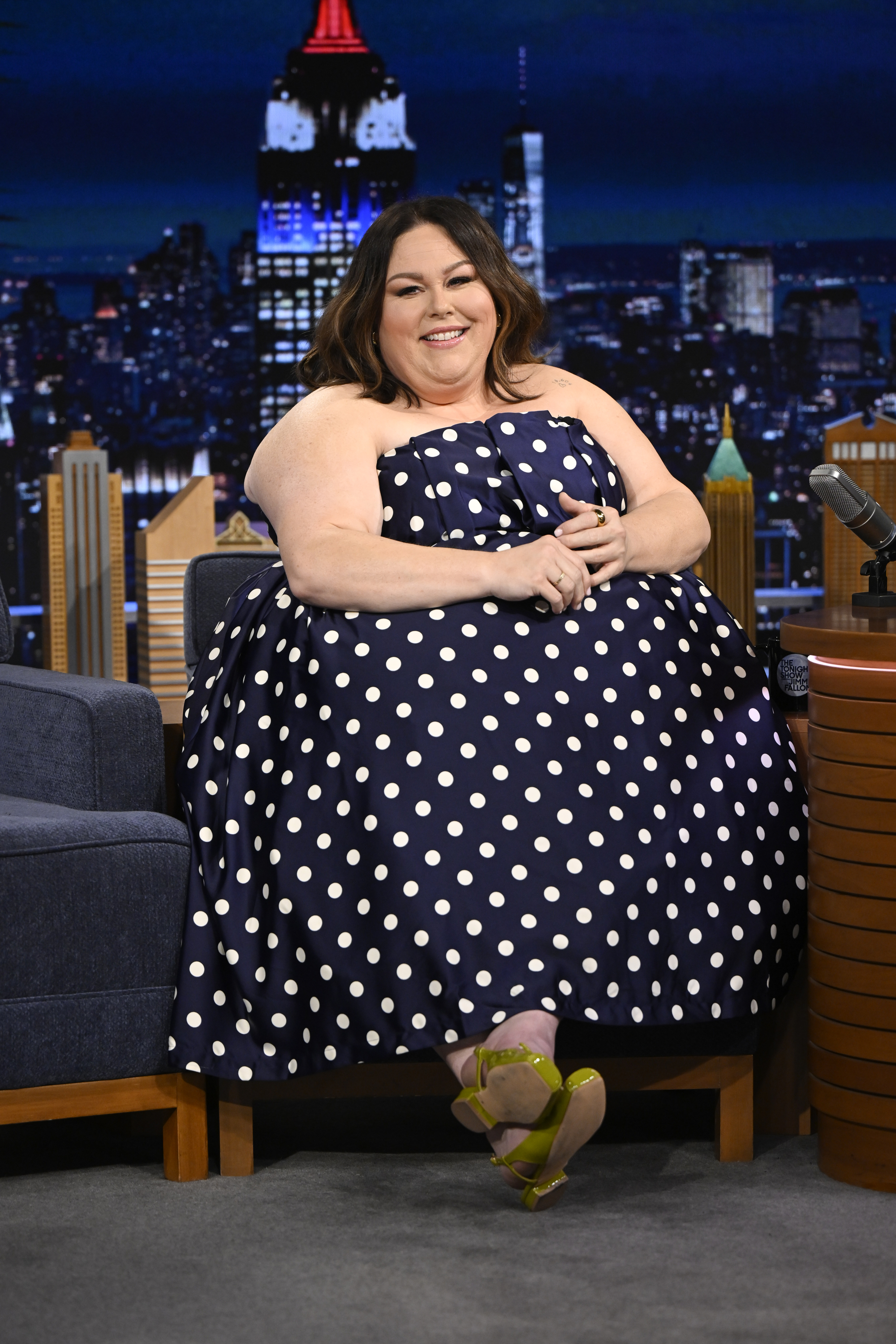 Chrissy Metz during an interview on " The Tonight Show Starring Jimmy Fallon" on Wednesday, July 15, 2026 | Source: Getty Images