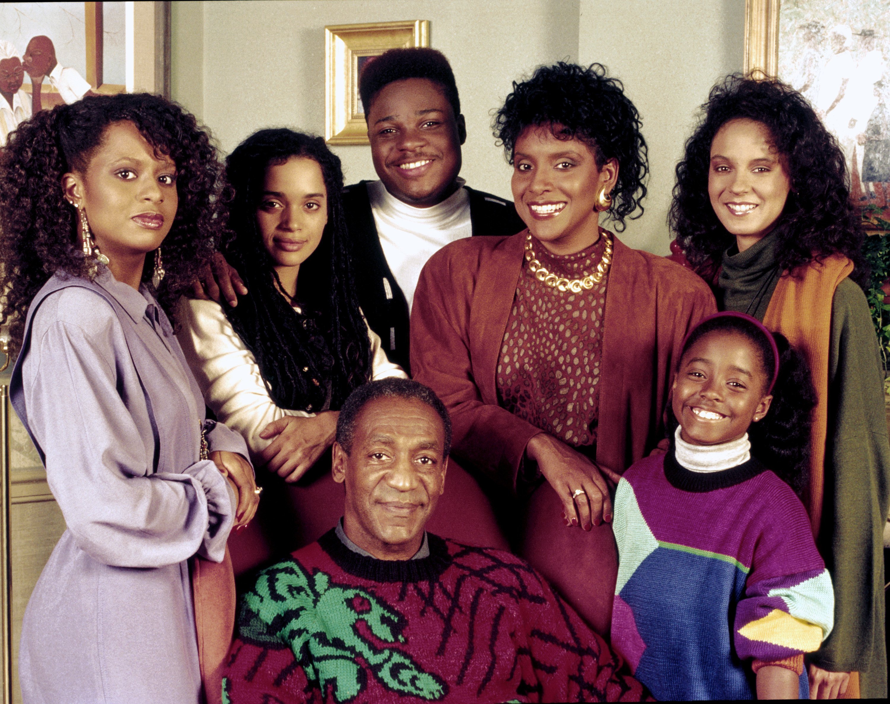 Bill Cosby, Tempestt Bledsoe, Lisa Bonet, Malcolm-Jamal Warner, Phylicia Rashad, Keshia Knight Pulliam, and Sabrina Le Beauf. "The Cosby Show" Season 6 | Photo: GettyImages