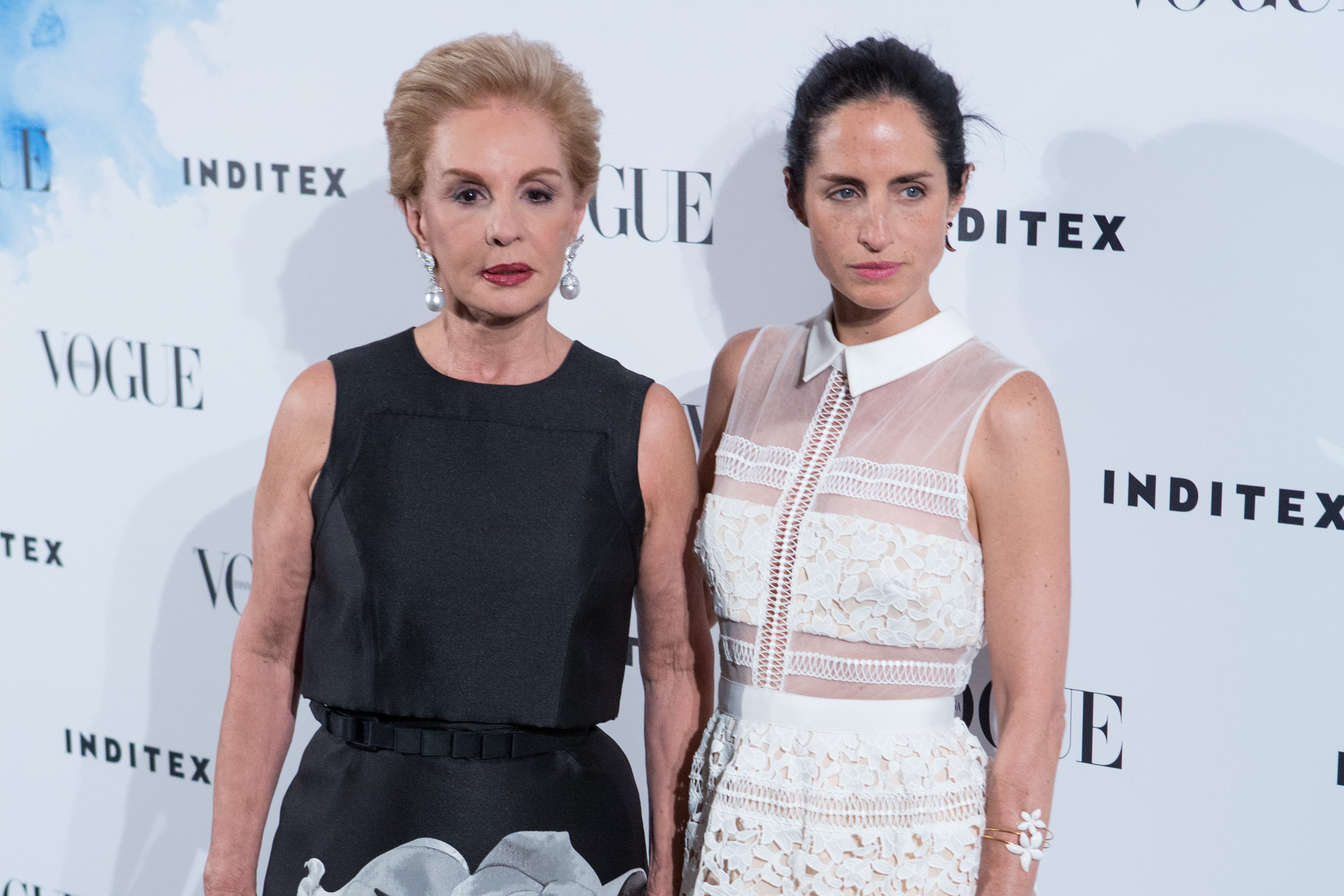Carolina Herrera y Carolina Adriana Herrera en Madrid en mayo de 2015. | Foto: Getty Images Carolina Herrera y Carolina Adriana Herrera en Madrid en mayo de 2015. | Foto: Getty Images