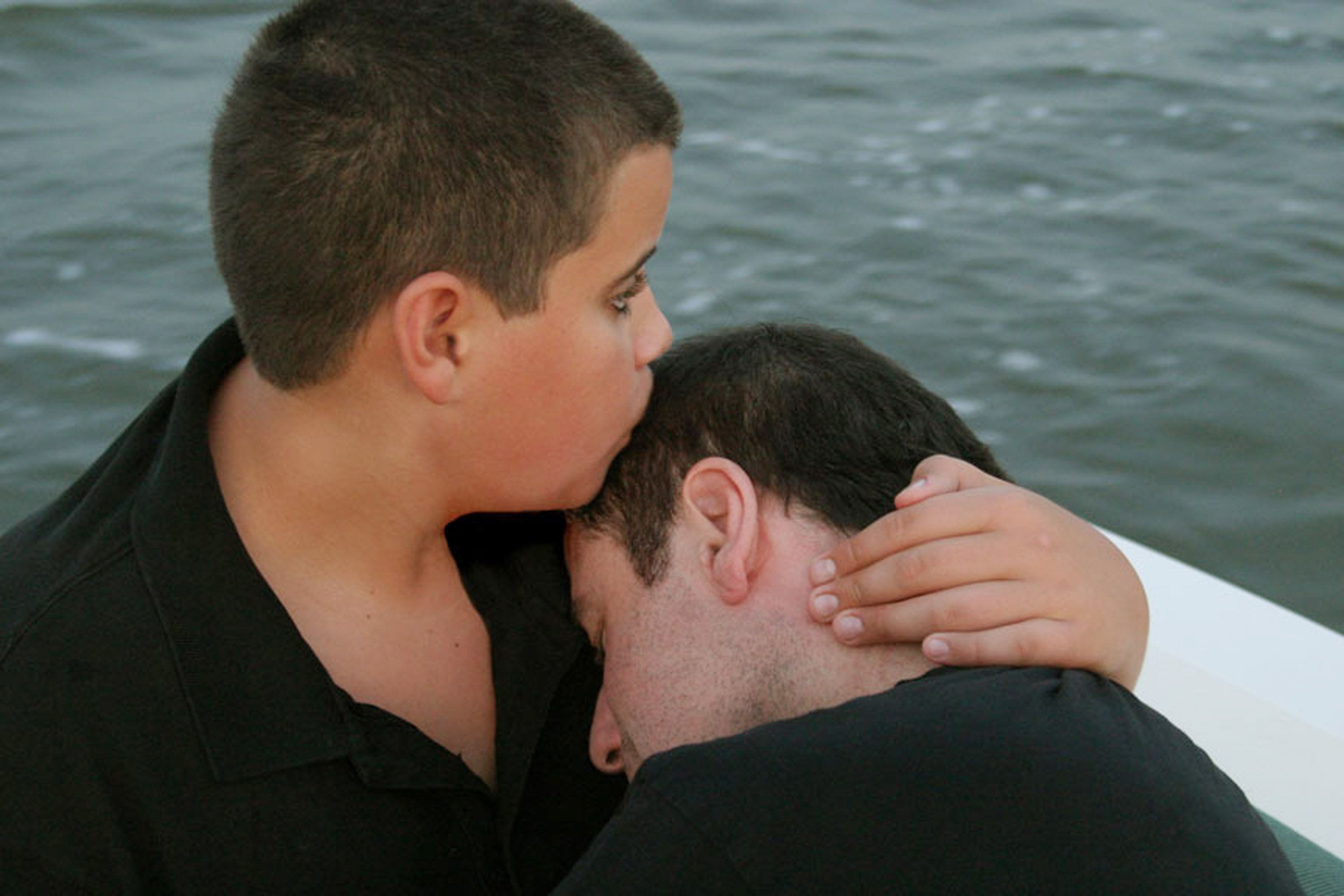 Jett Travolta is seen with his father, actor John Travolta in this undated picture | Source: Getty Images 