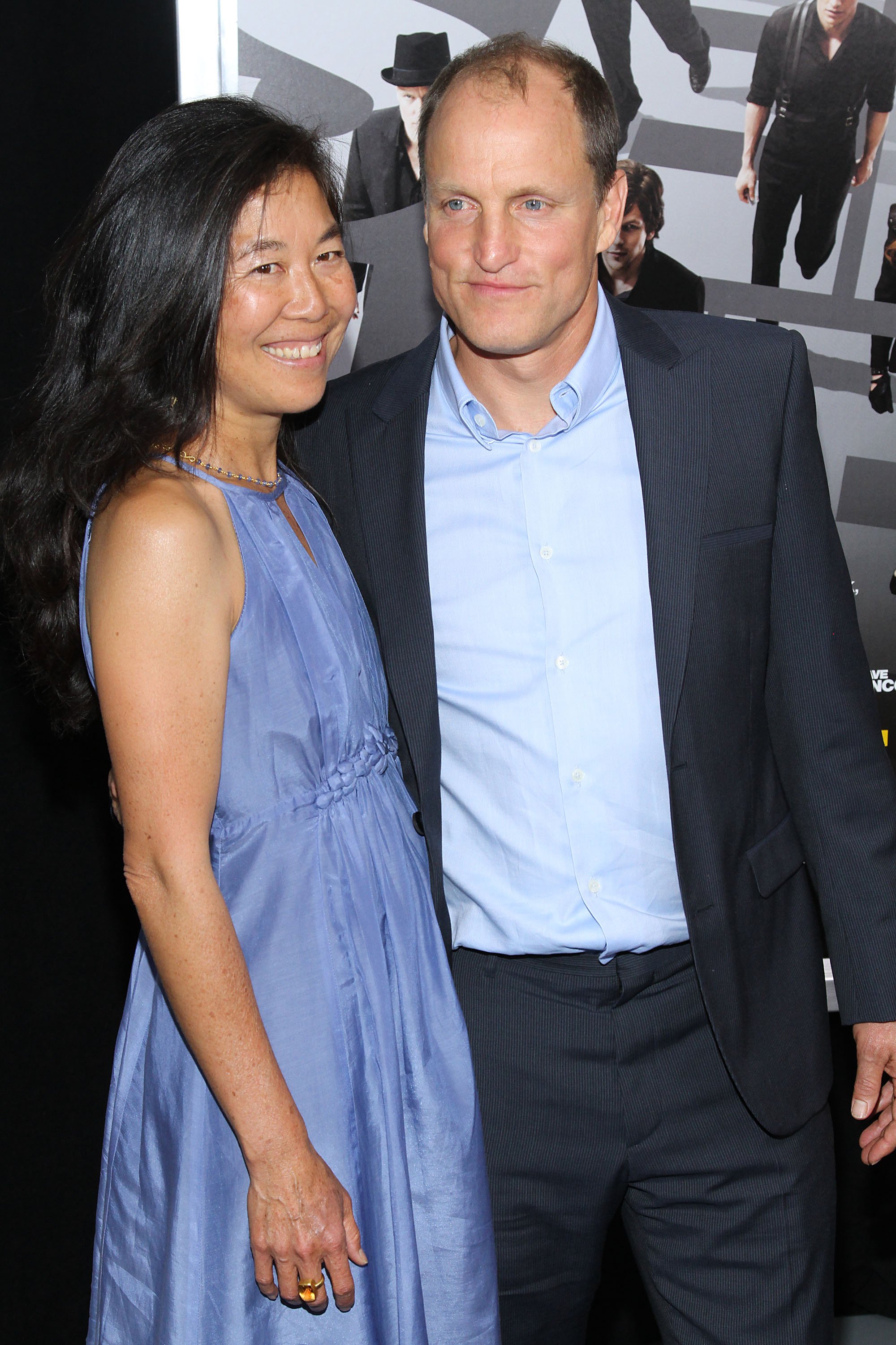 Woody Harrelson and wife Laura Louie attend the "Now You See Me" New York Premiere at AMC Lincoln Square Theater on May 21, 2013, in New York City. | Source: Getty Images.