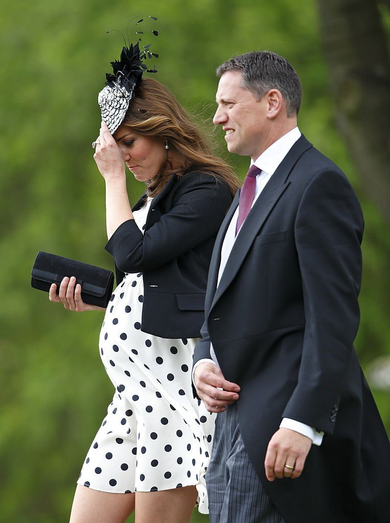 Kate Middleton at the wedding of William van Cutsem and Rosie Ruck Keene. | Source: Getty Images