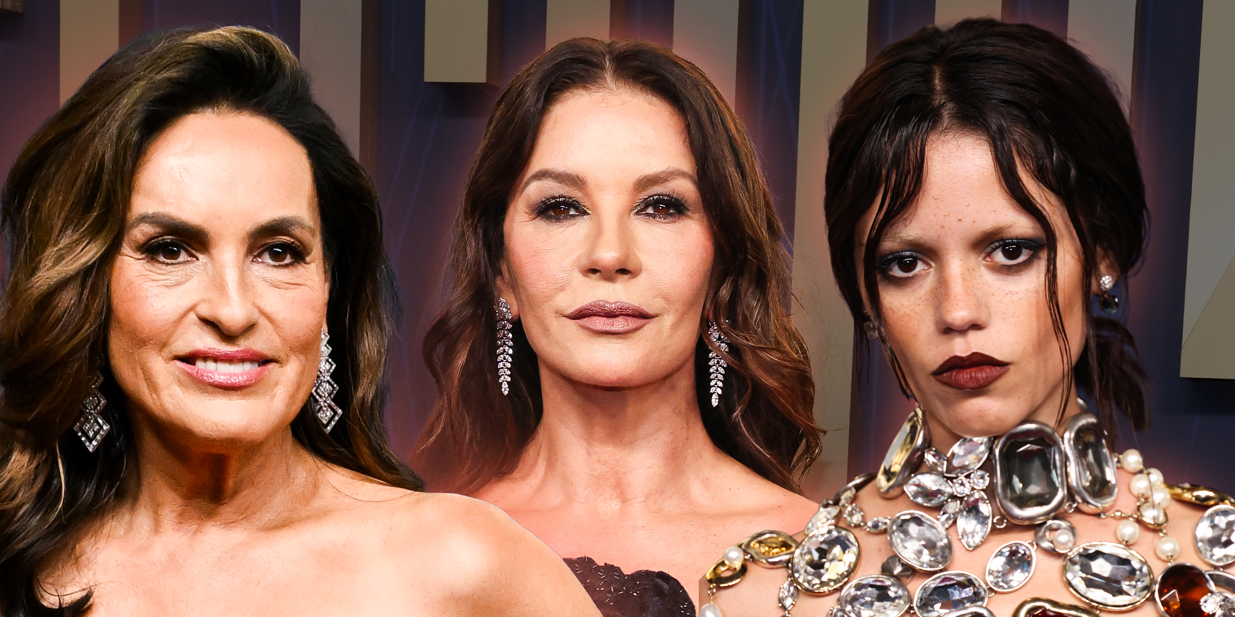 Mariska Hargitay | Catherine Zeta-Jones | Jenna Ortega | Source: Getty Images