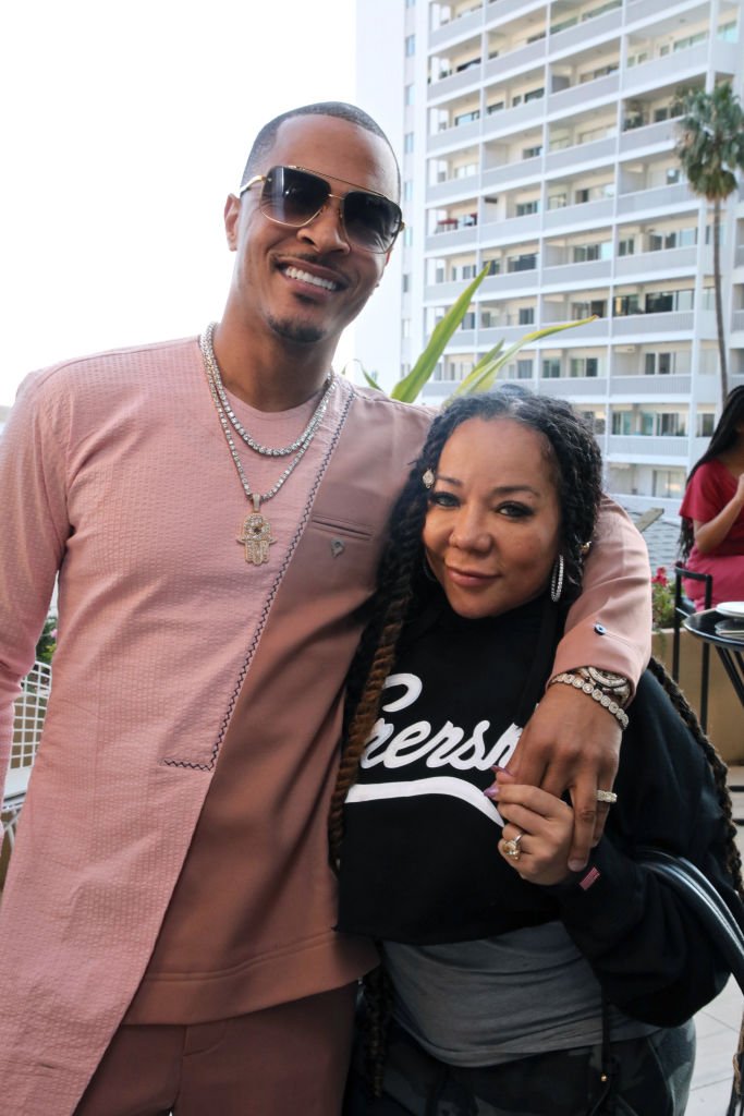 R&B singer Tameka "Tiny" Harris and husband T.I. attend the BET Network META event in Los Angeles, California. | Photo: Getty Images