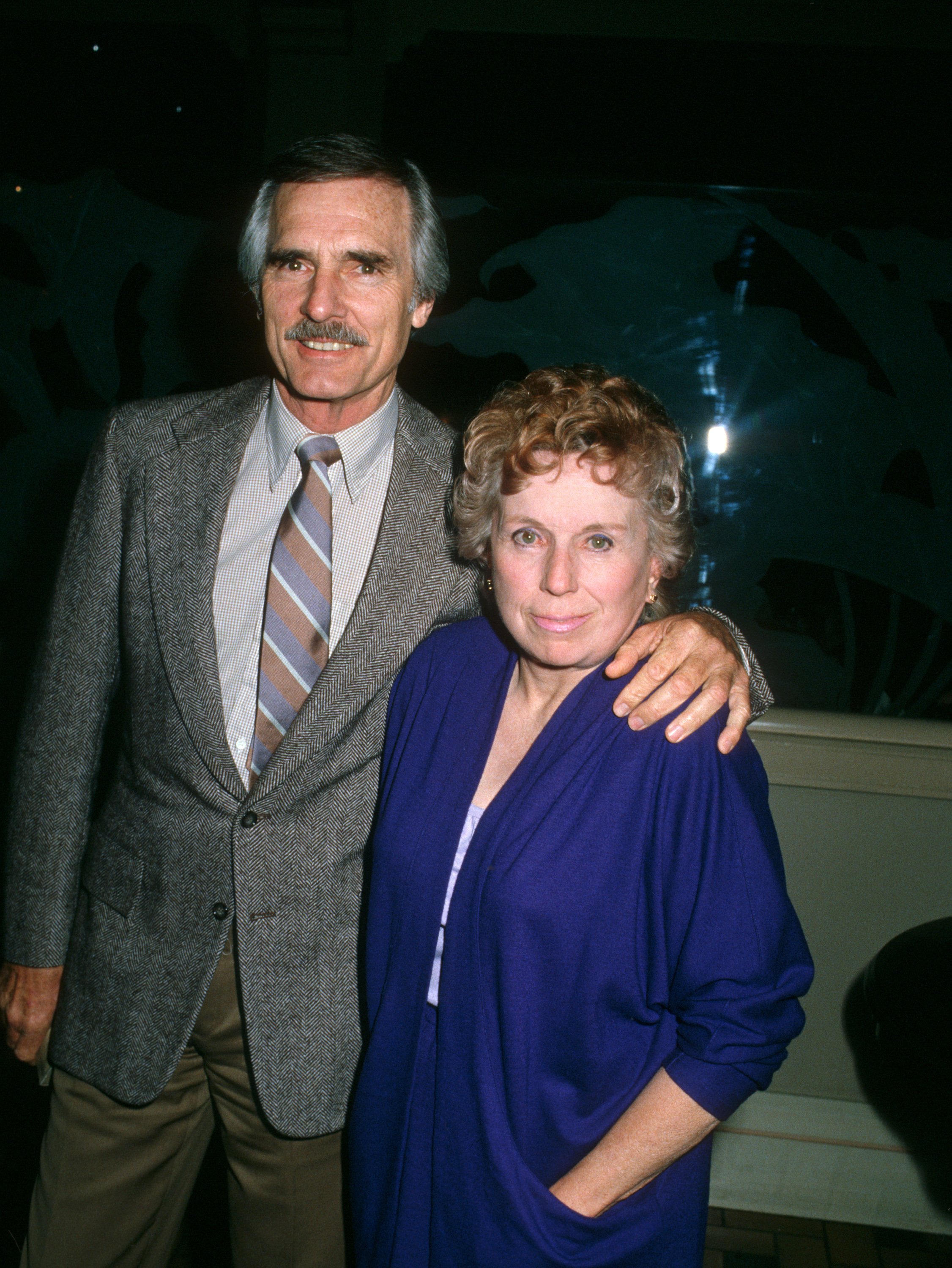 Dennis Weaver and Gerry Weaver during Dennis Weaver Sighting at Century Plaza Hotel on May 6, 1984 in Century Plaza, California. / Source: Getty Images