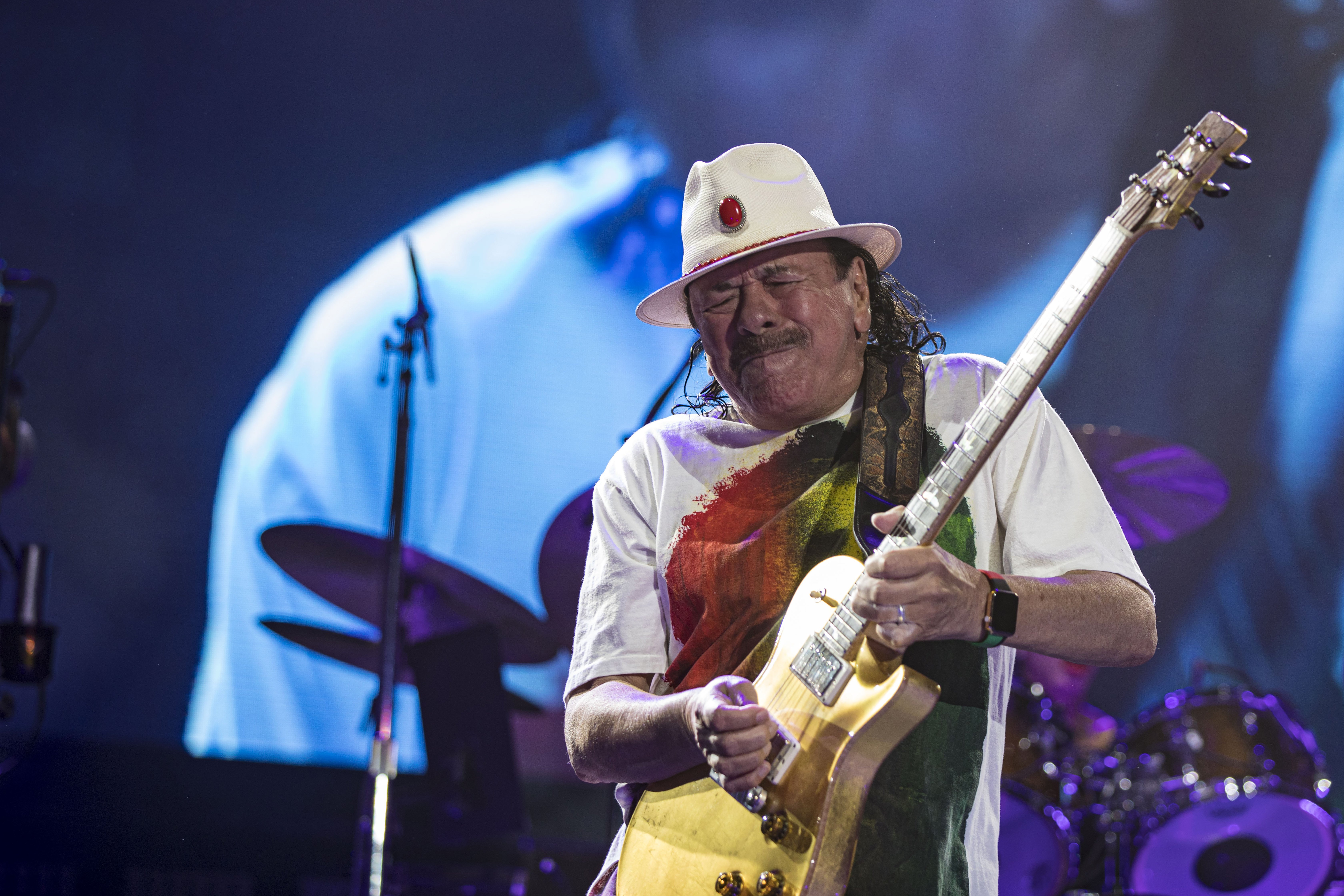 Carlos Santana in California 2022. | Source: Getty Images