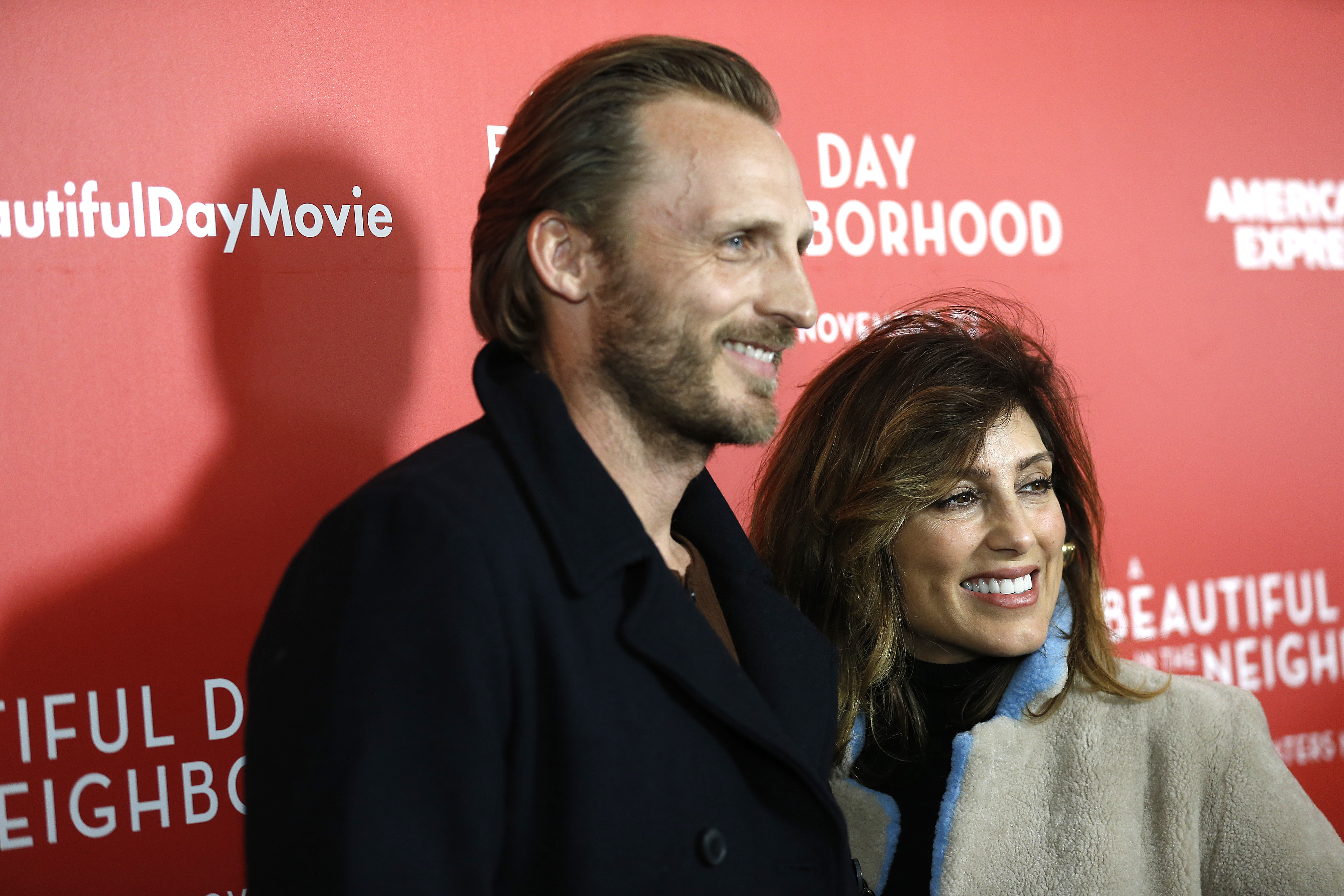 Jesper Vesterstrøm and Jennifer Esposito attend "A Beautiful Day In The Neighborhood" New York screening at Henry R. Luce Auditorium, at Brookfield Place, on November 17, 2019, in New York City. | Source: Getty Images