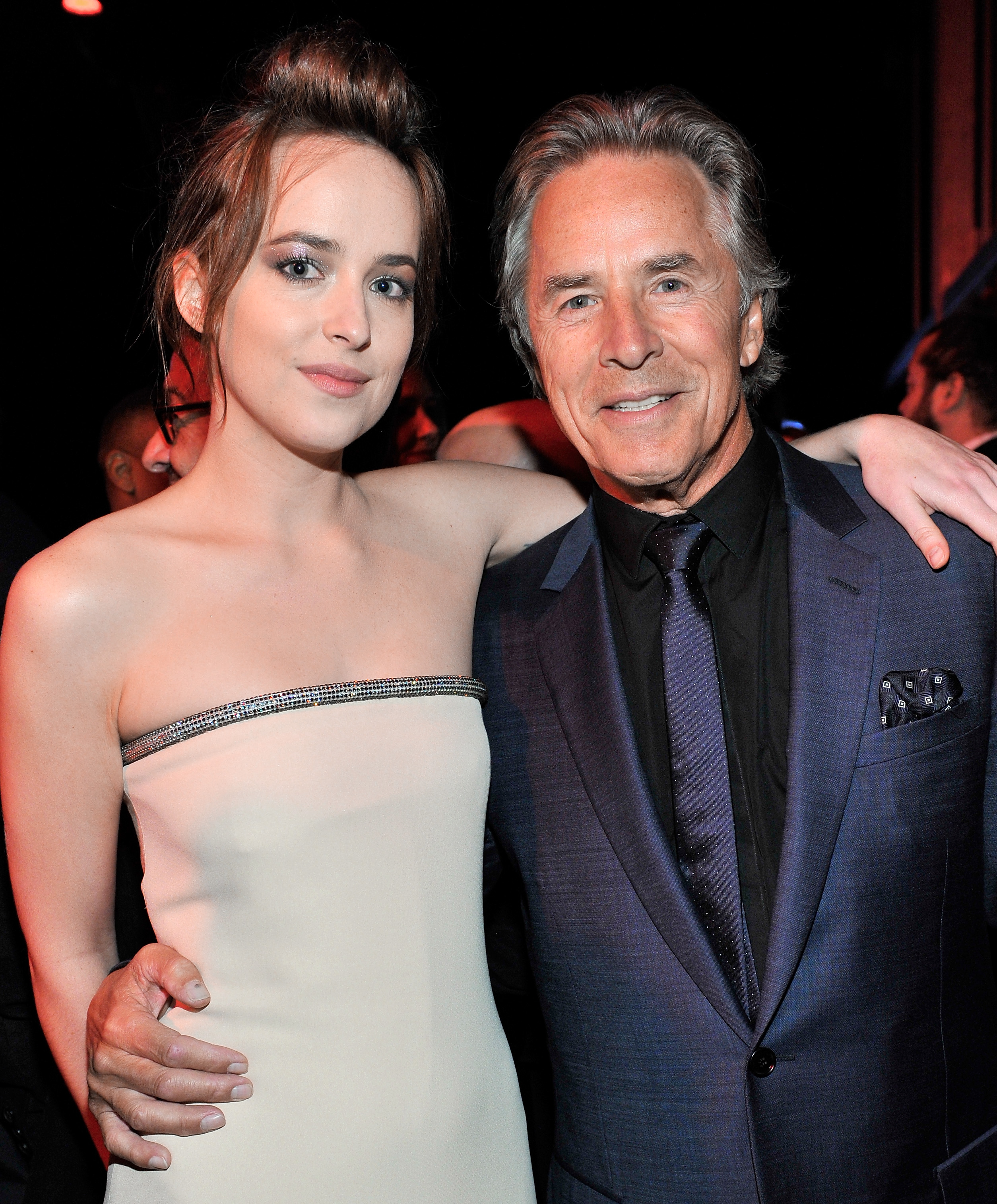 Dakota and Don Johnson at the LACMA Art + Film Gala in Los Angeles, California on November 1, 2014 | Source: Getty Images