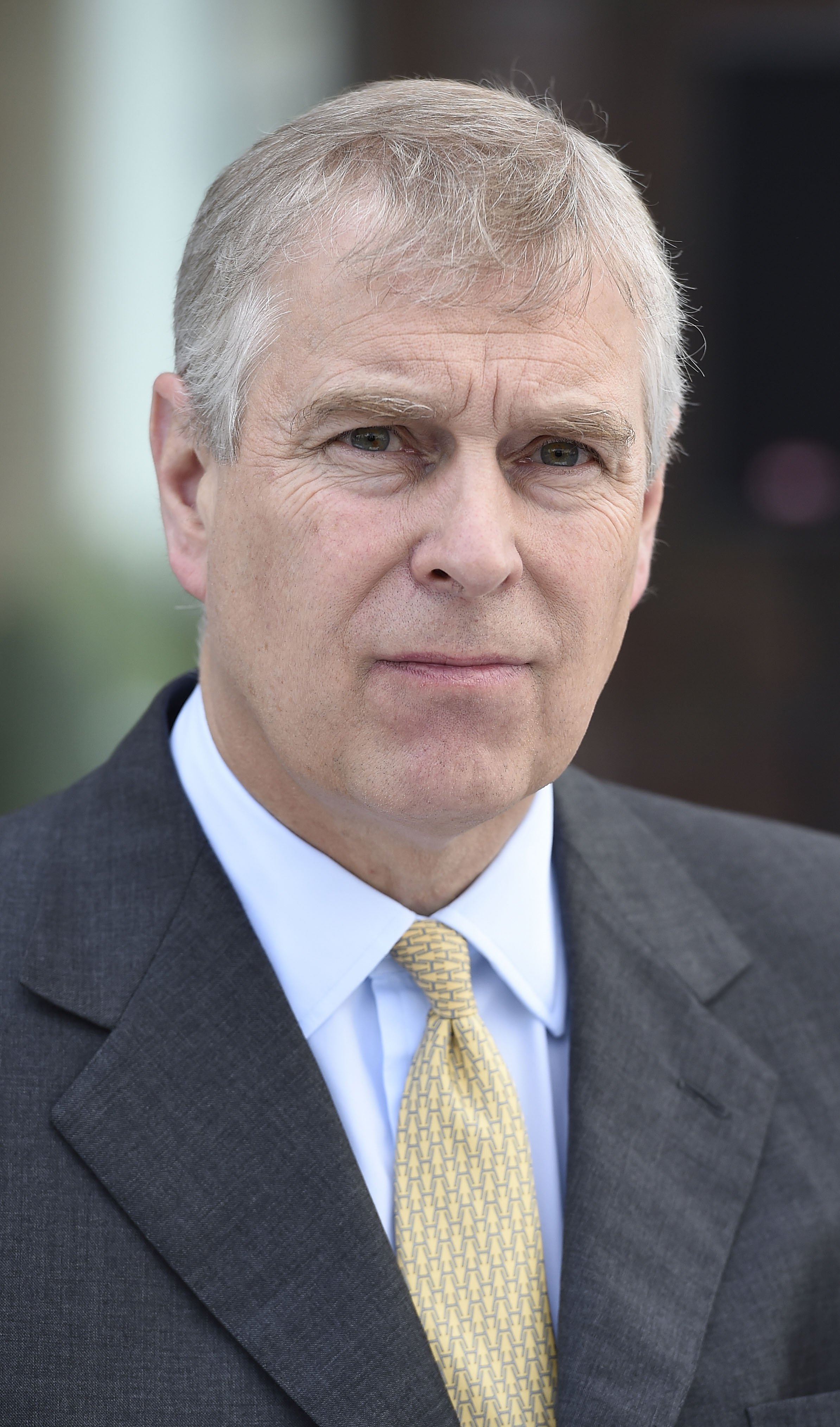 Prince Andrew, Duke of York during his visit to Volkswagen car plant on June 03, 2014 in Wolfsburg, Germany. / Source: Getty Images