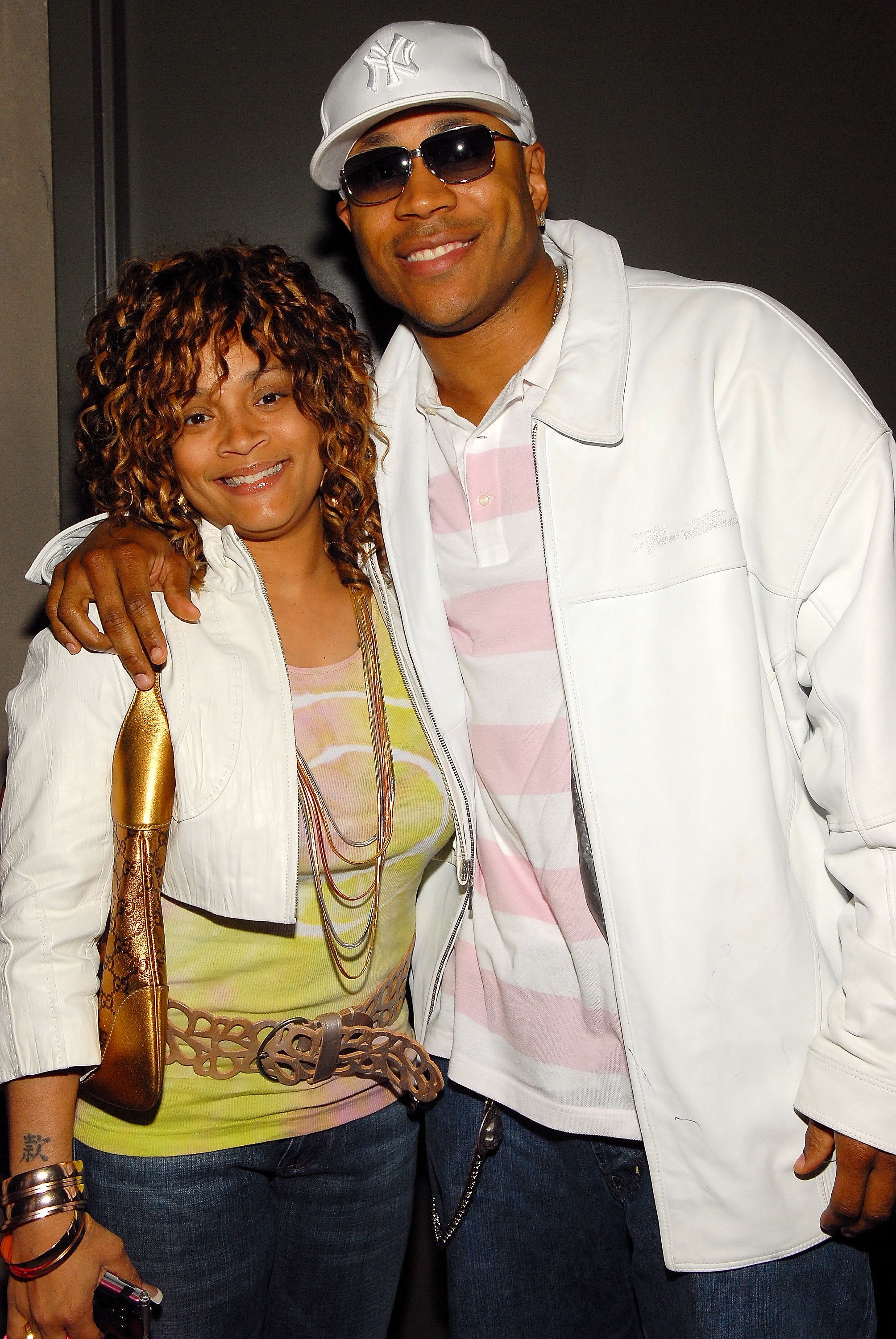 Simone Smith and LL Cool J attend Fat Joe and Lorena Cartagena's Baby Shower on April 23, 2006 | Source: Getty Images